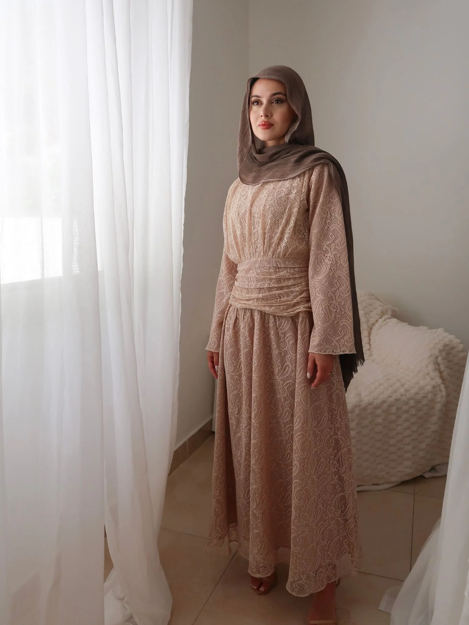 Ailsan Net Gathered Dress - Image 10