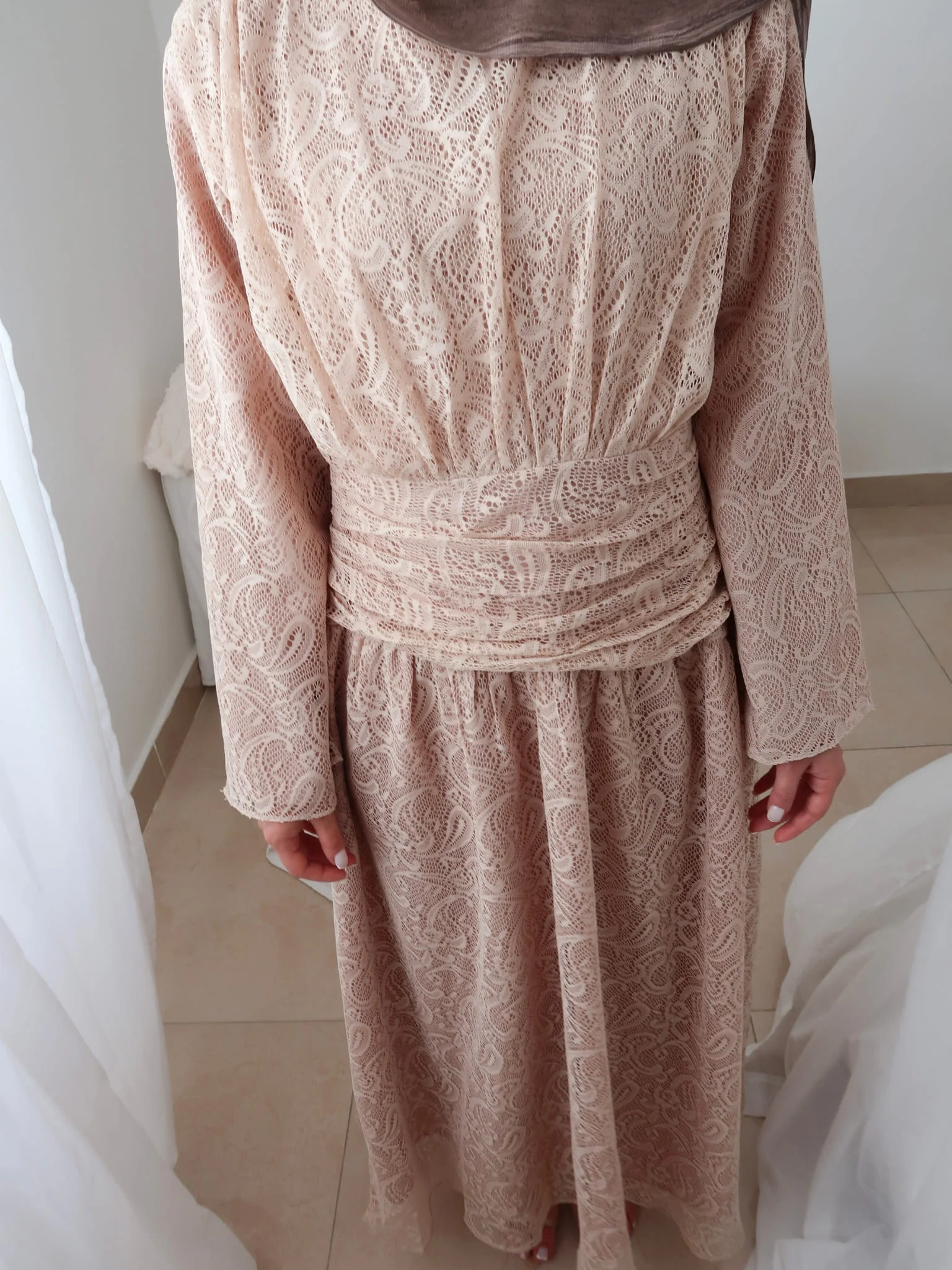 Ailsan Net Gathered Dress - Image 2