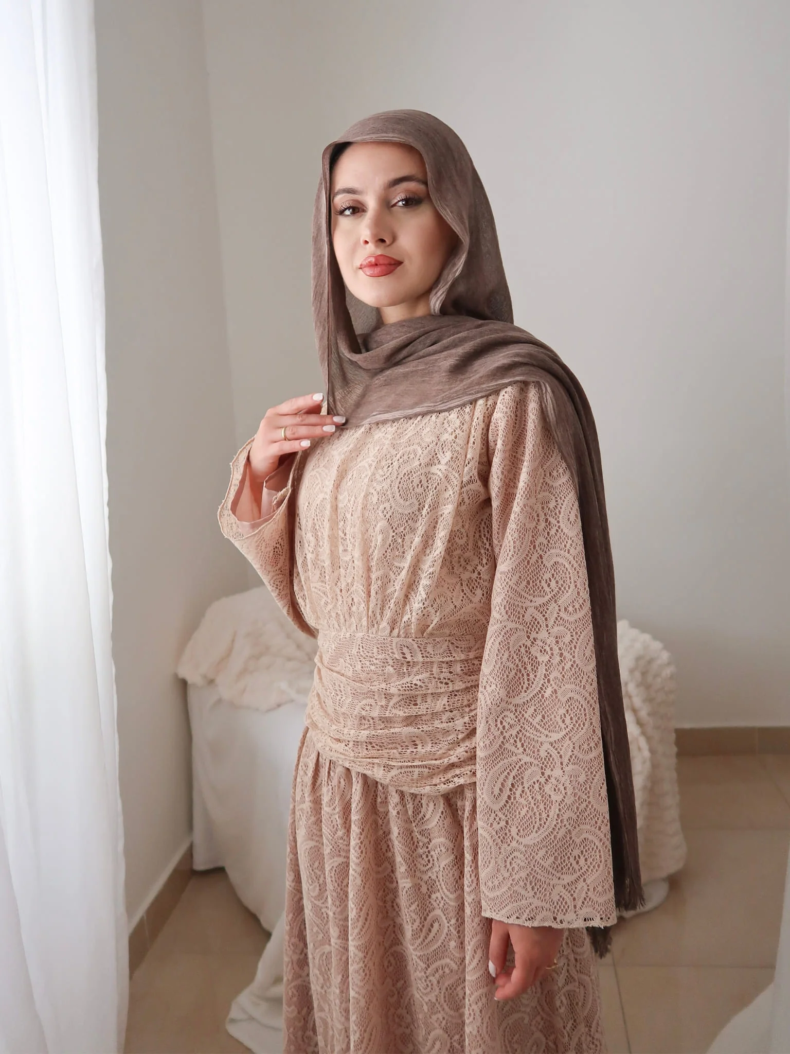 Ailsan Net Gathered Dress - Image 4