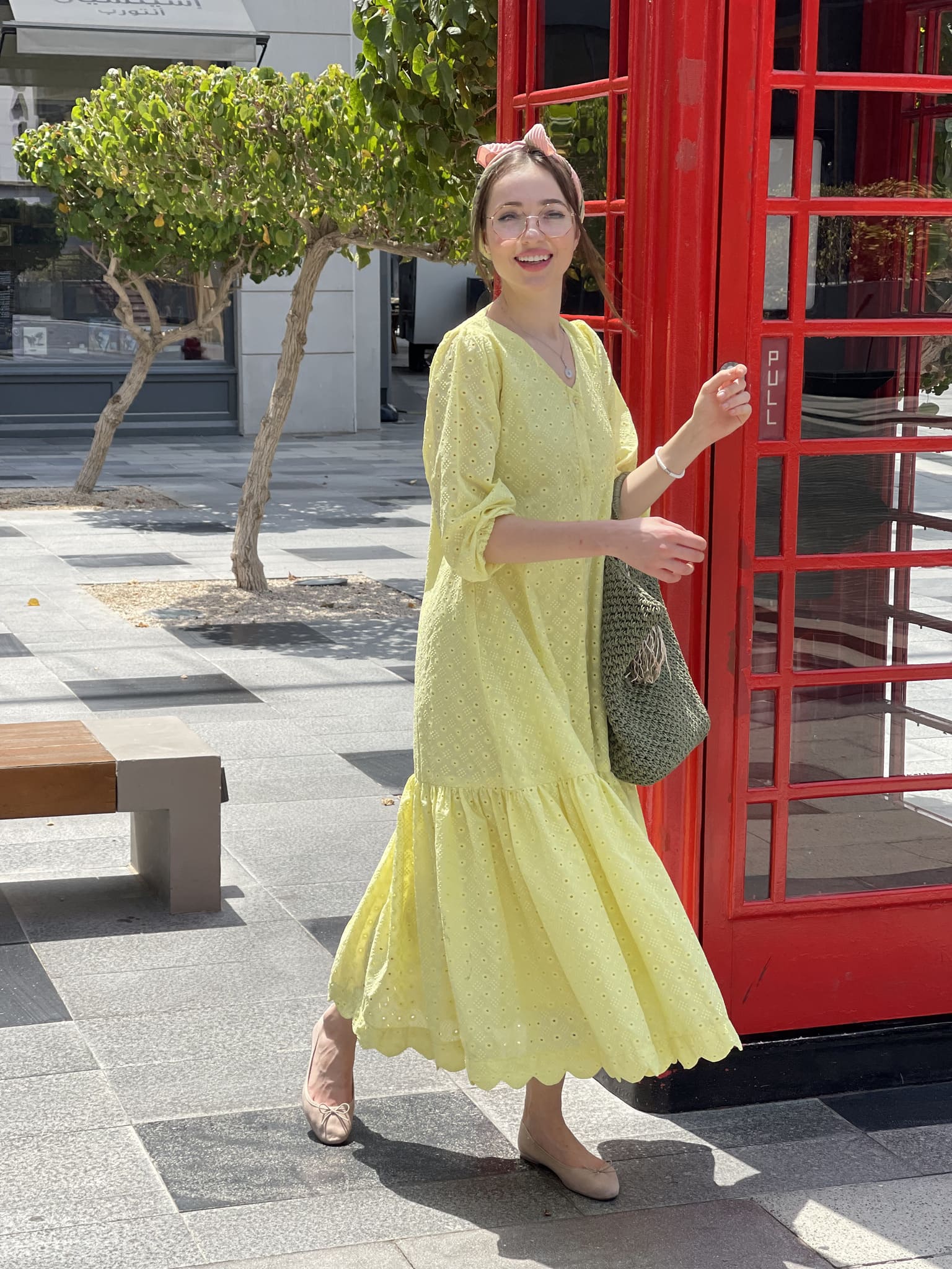 Alice Lime Cutwork Long Dress - Image 8