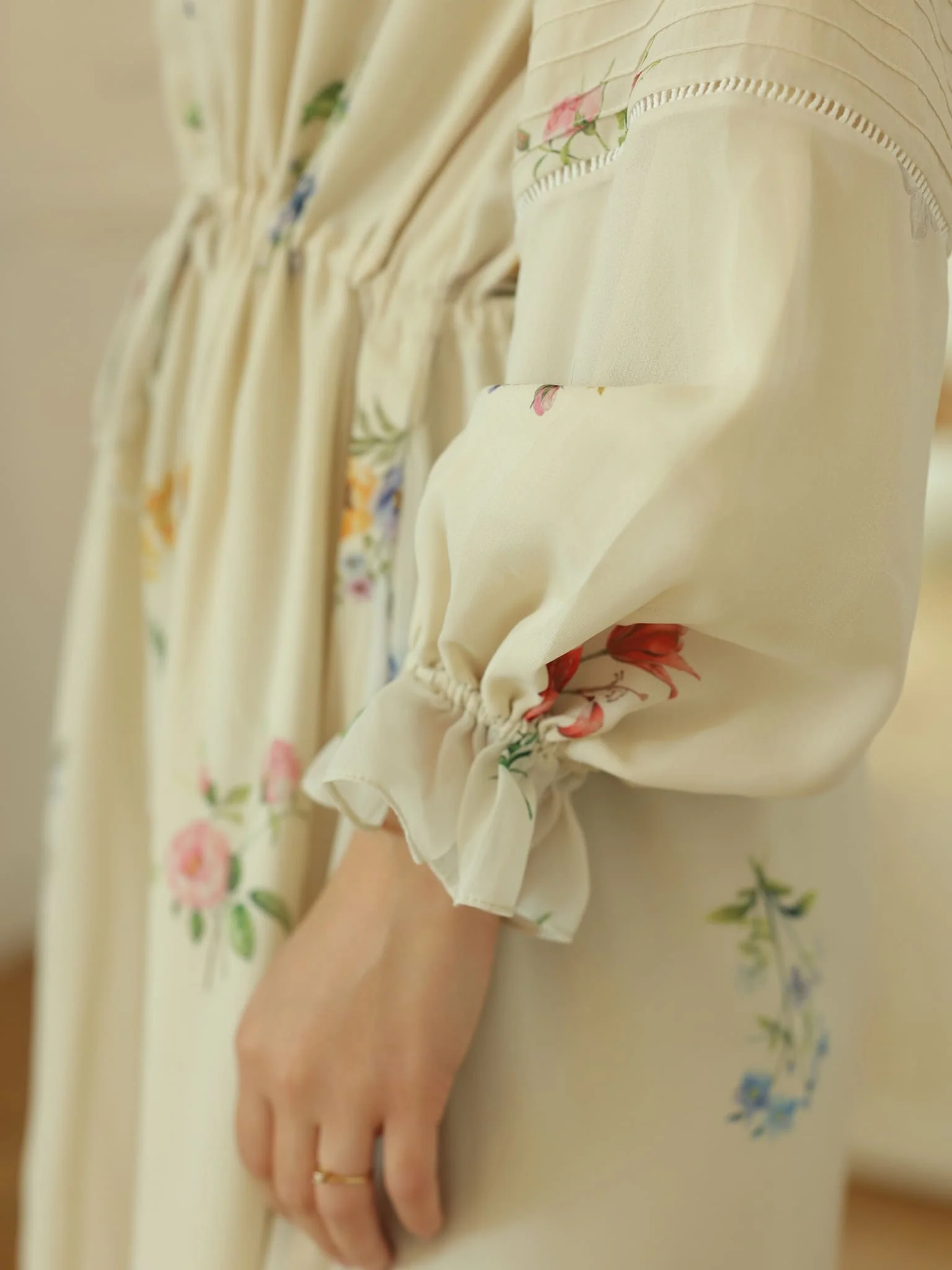 Amertha Floral Long Dress - Image 3