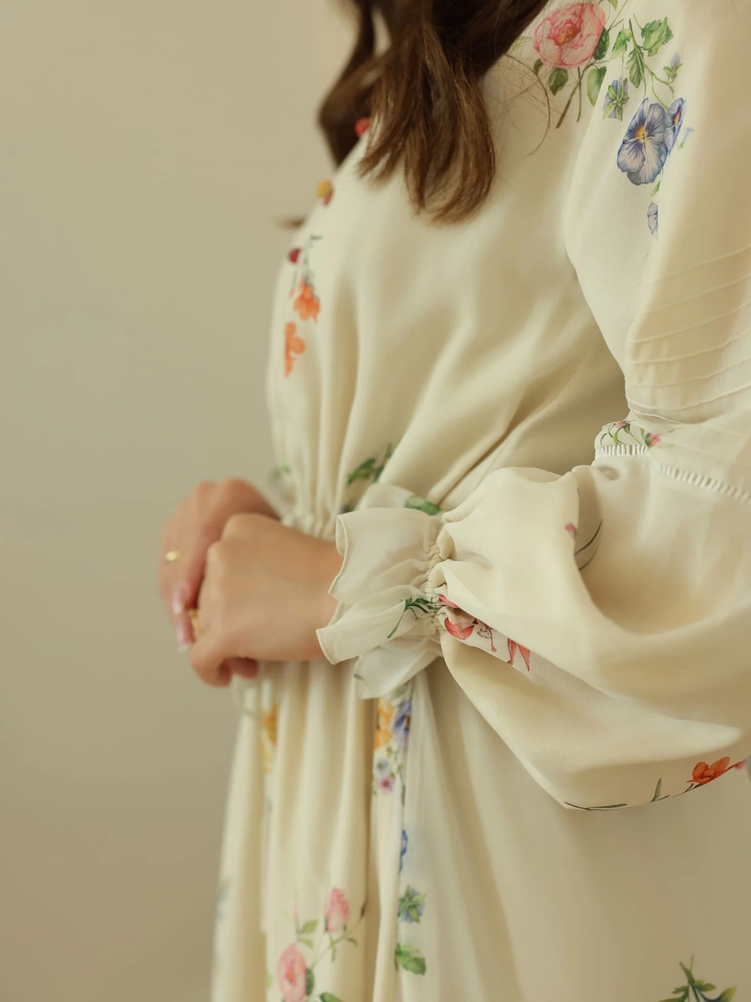 Amertha Floral Long Dress - Image 6
