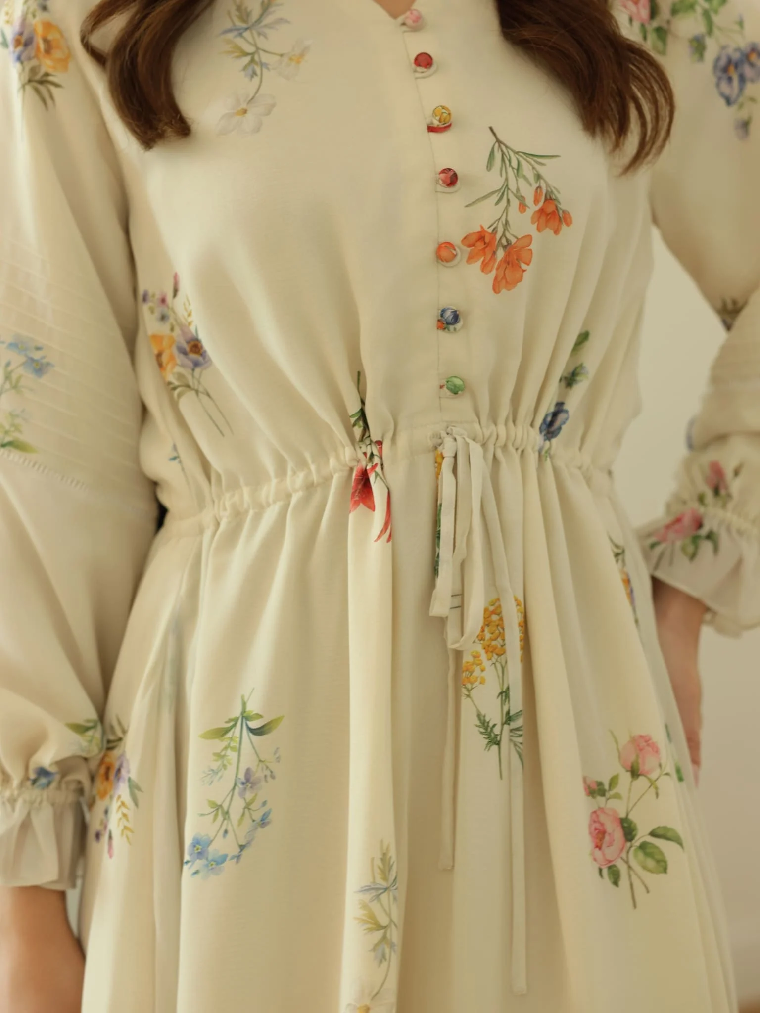 Amertha Floral Long Dress - Image 8