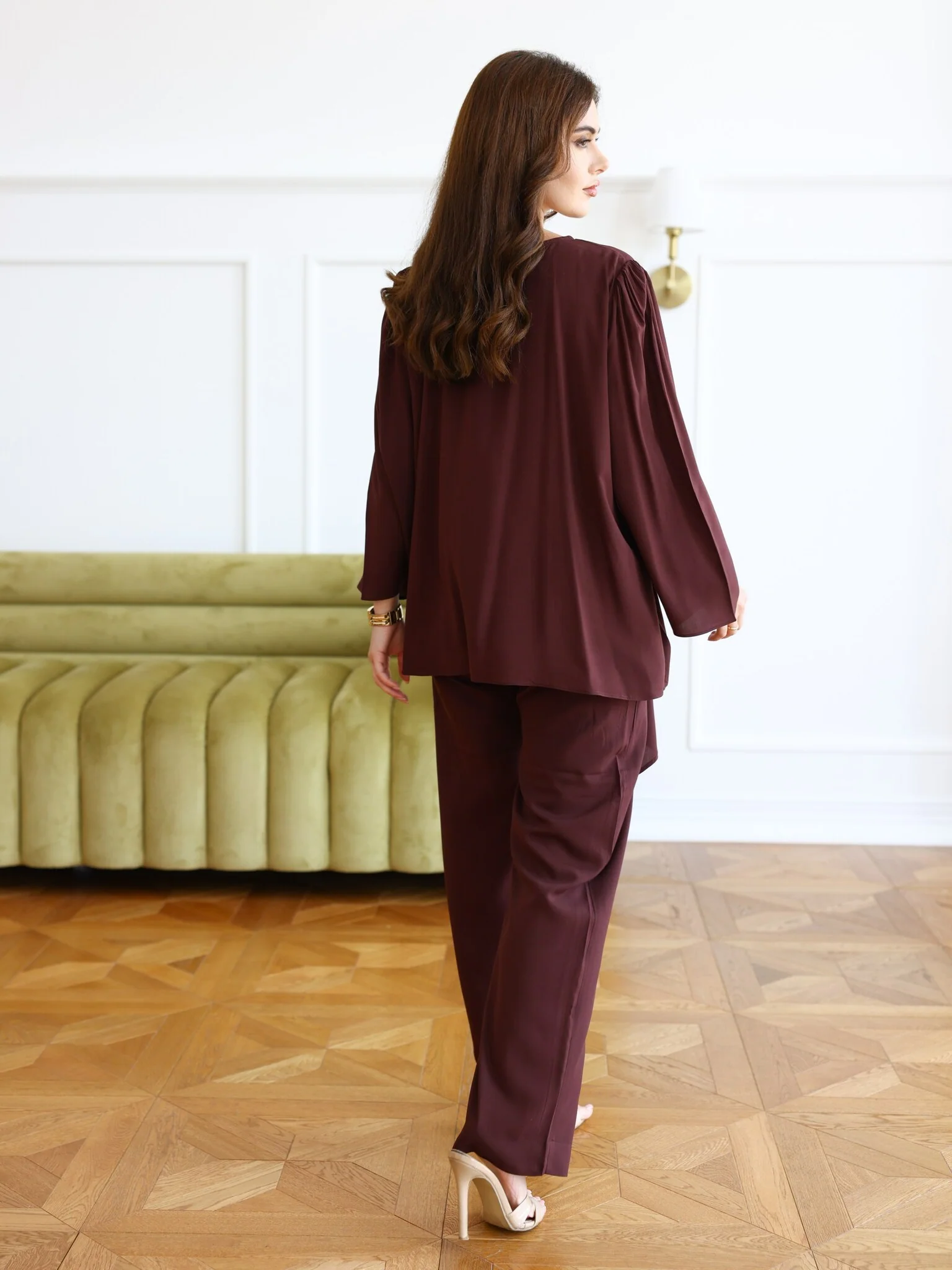 Astrid Brown Buckle Co Ord Set - Image 3