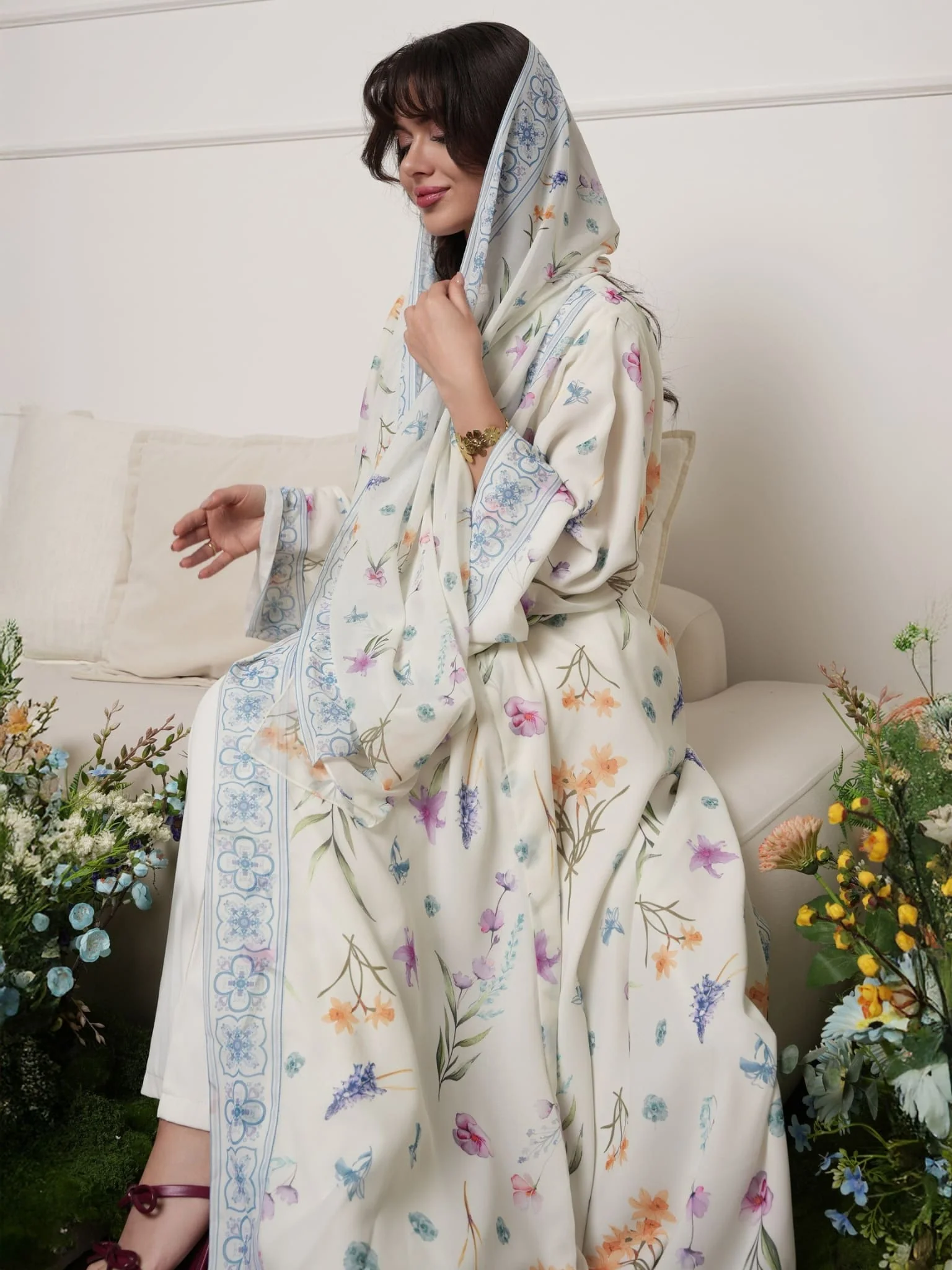 Aurafluer Floral Stole / Sheila - Image 7