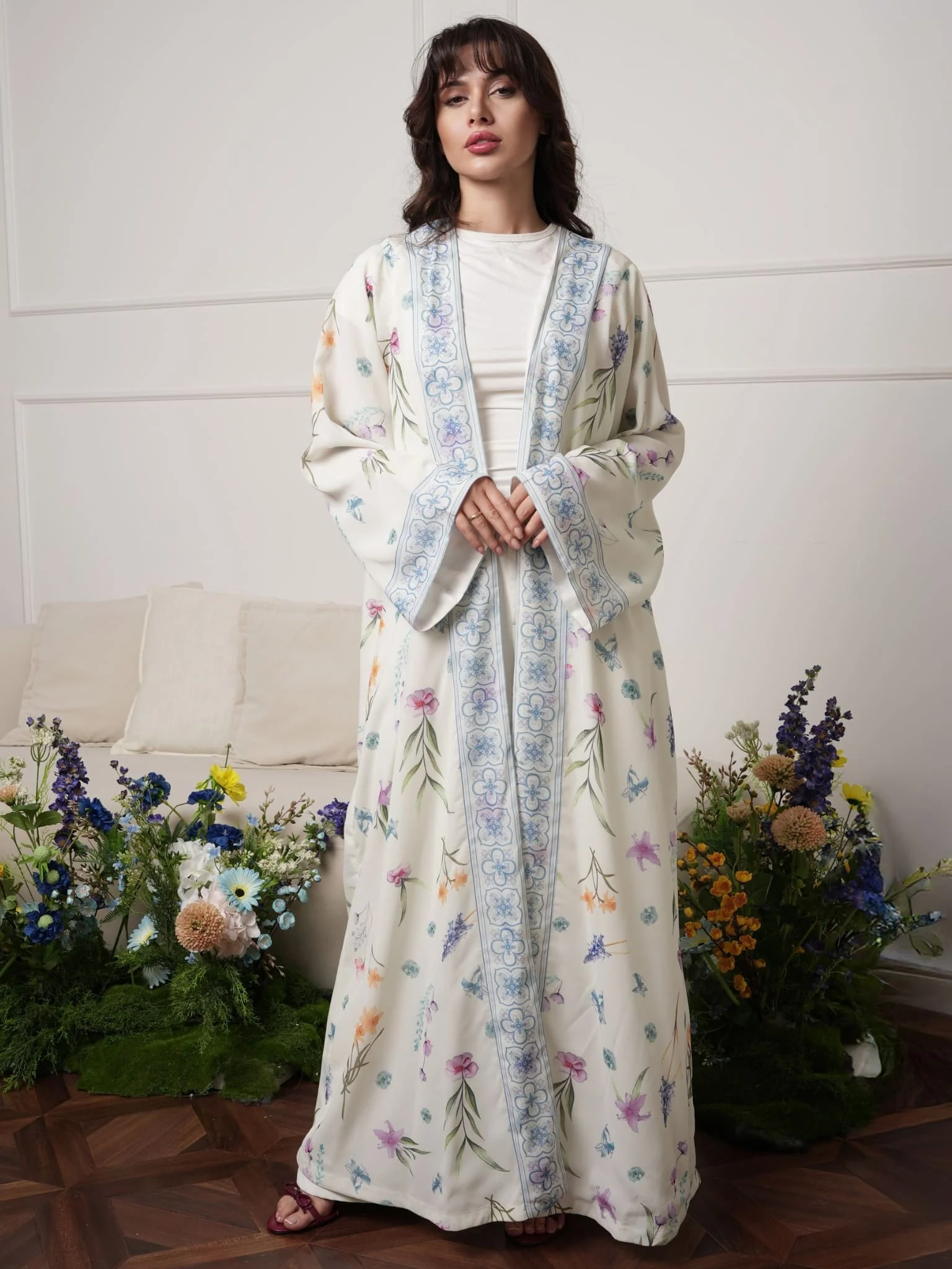 Aurafluer Floral Upper / Abaya