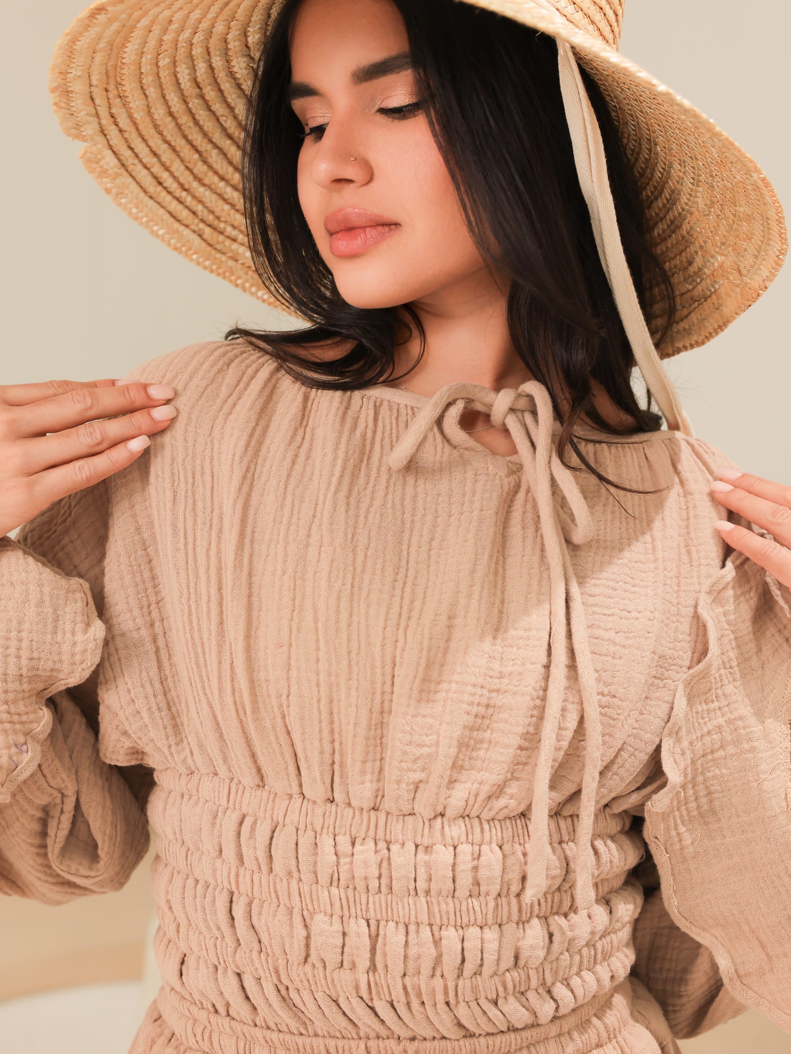 Aurum Muslin Skirt And Shirt - Image 5