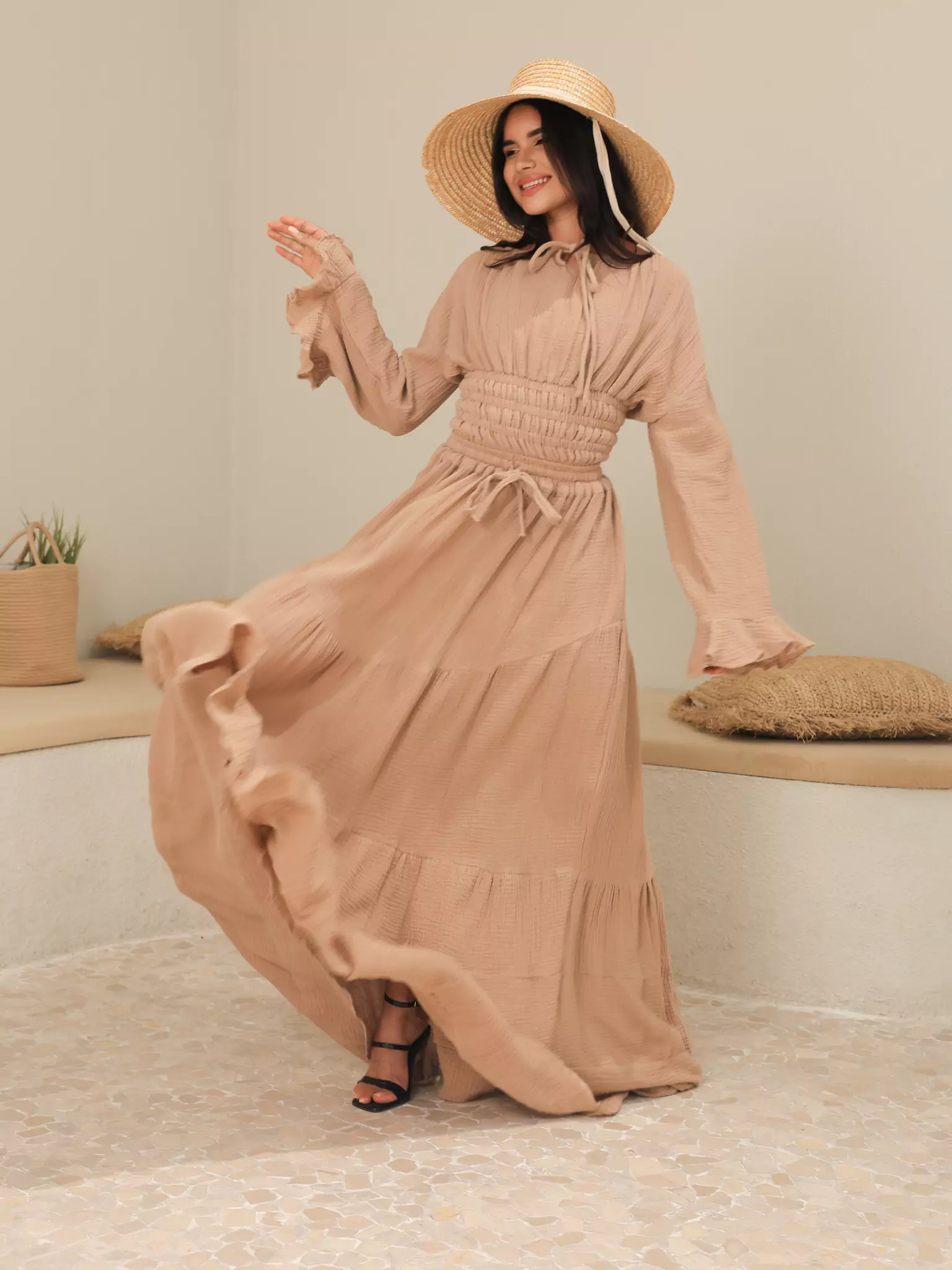 Aurum Muslin Skirt And Shirt - Image 6