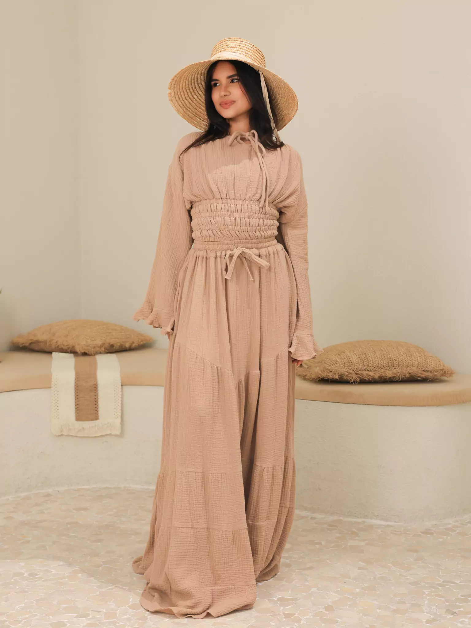 Aurum Muslin Skirt And Shirt - Image 8