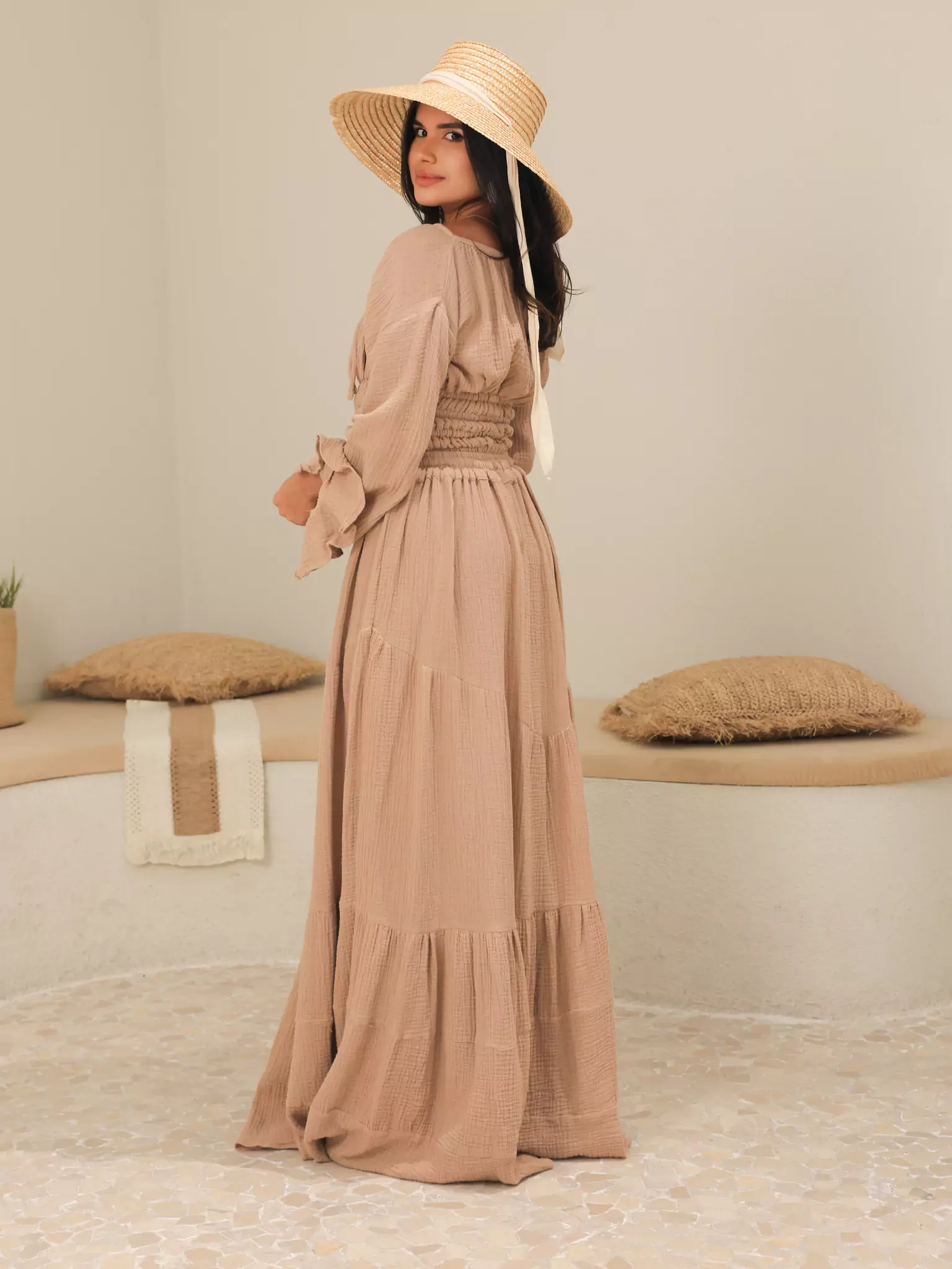 Aurum Muslin Skirt And Shirt - Image 9
