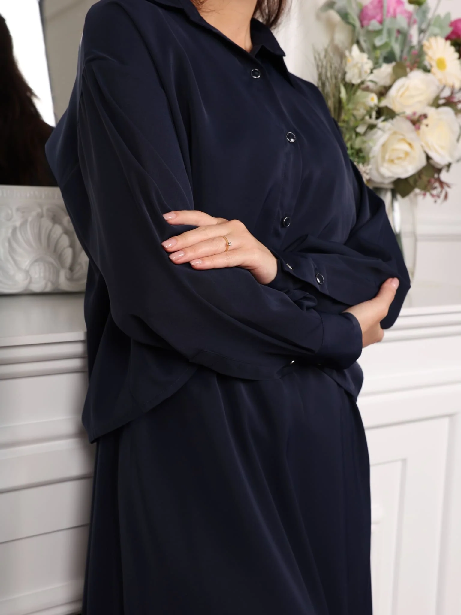 Aylin Blue Shirt And Dress - Image 4