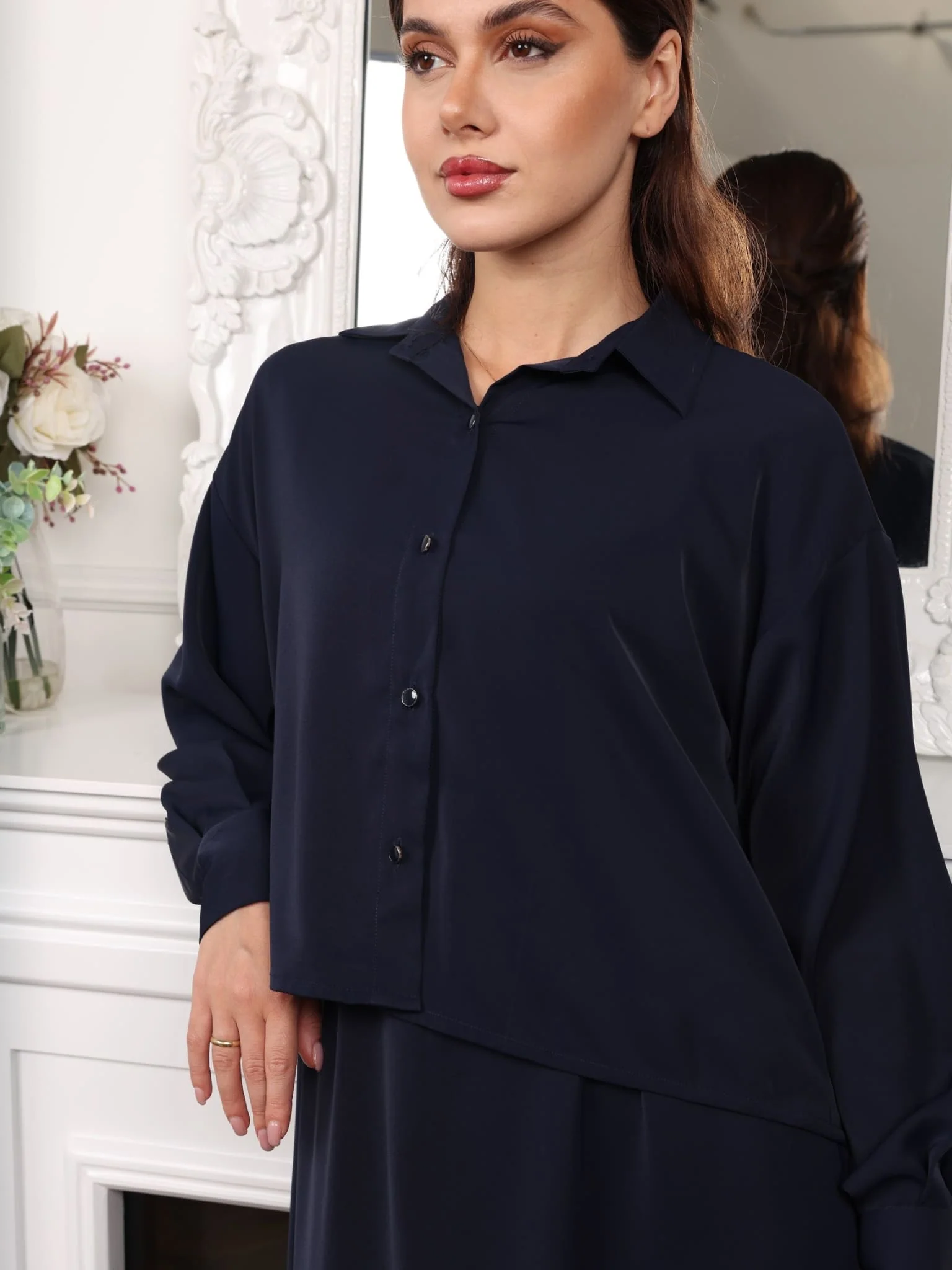 Aylin Blue Shirt And Dress - Image 6
