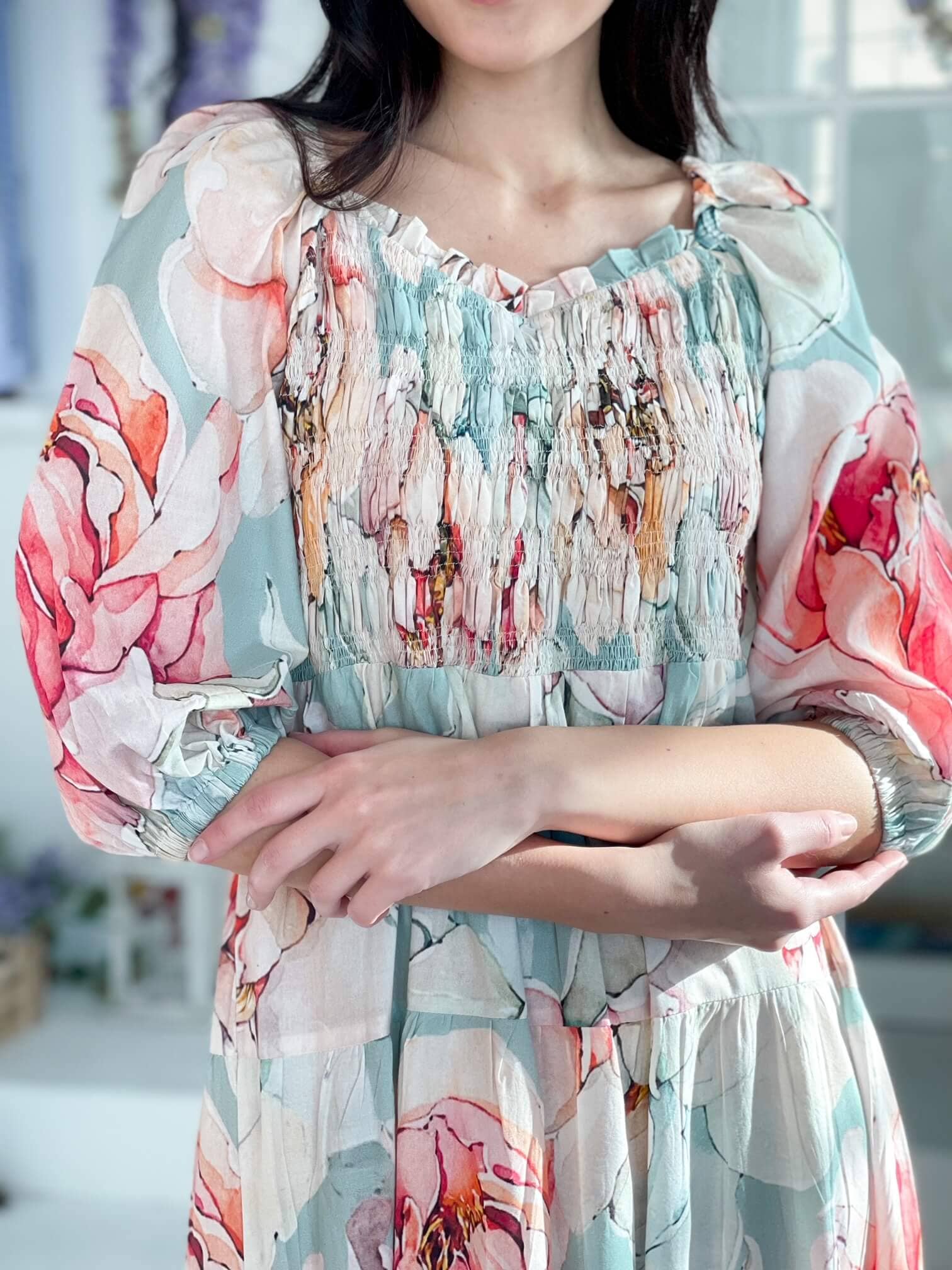 Azure Smock Dress - Image 2