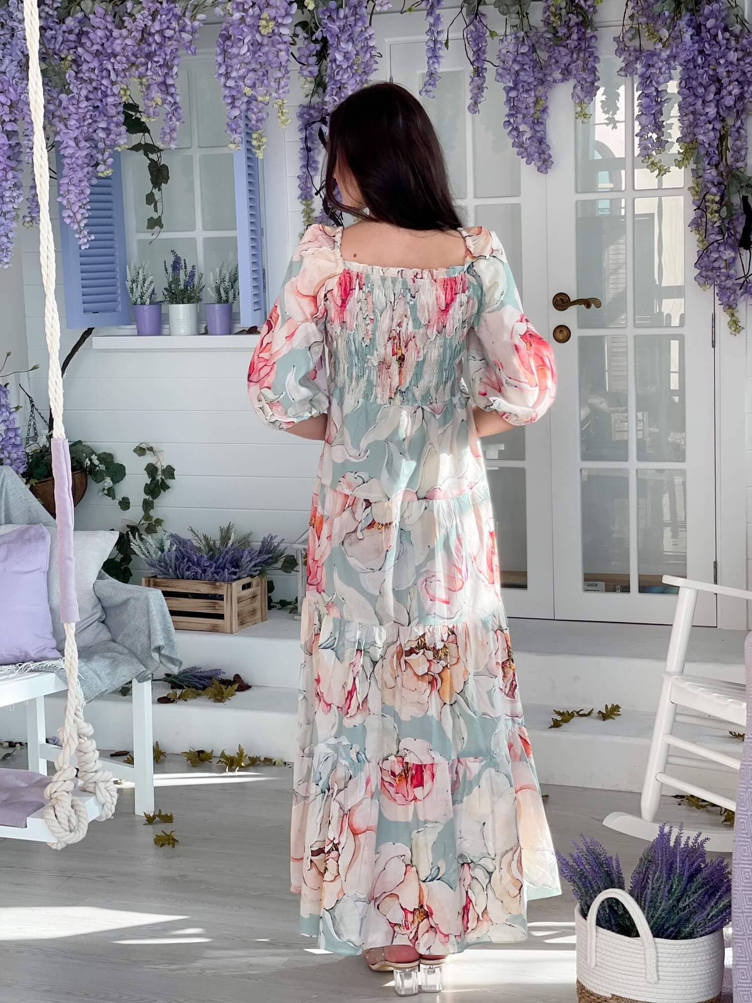 Azure Smock Dress - Image 5