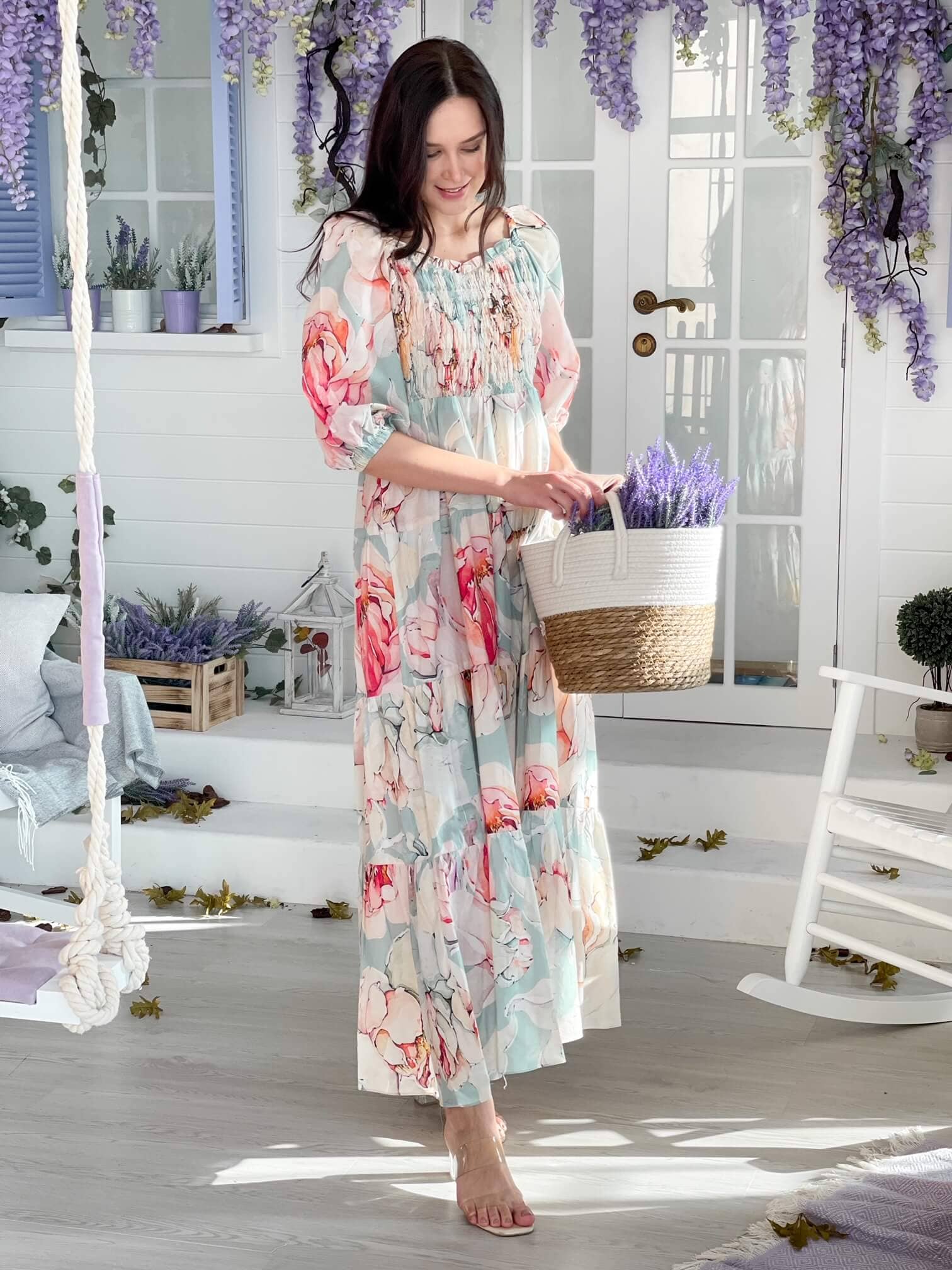 Azure Smock Dress - Image 8