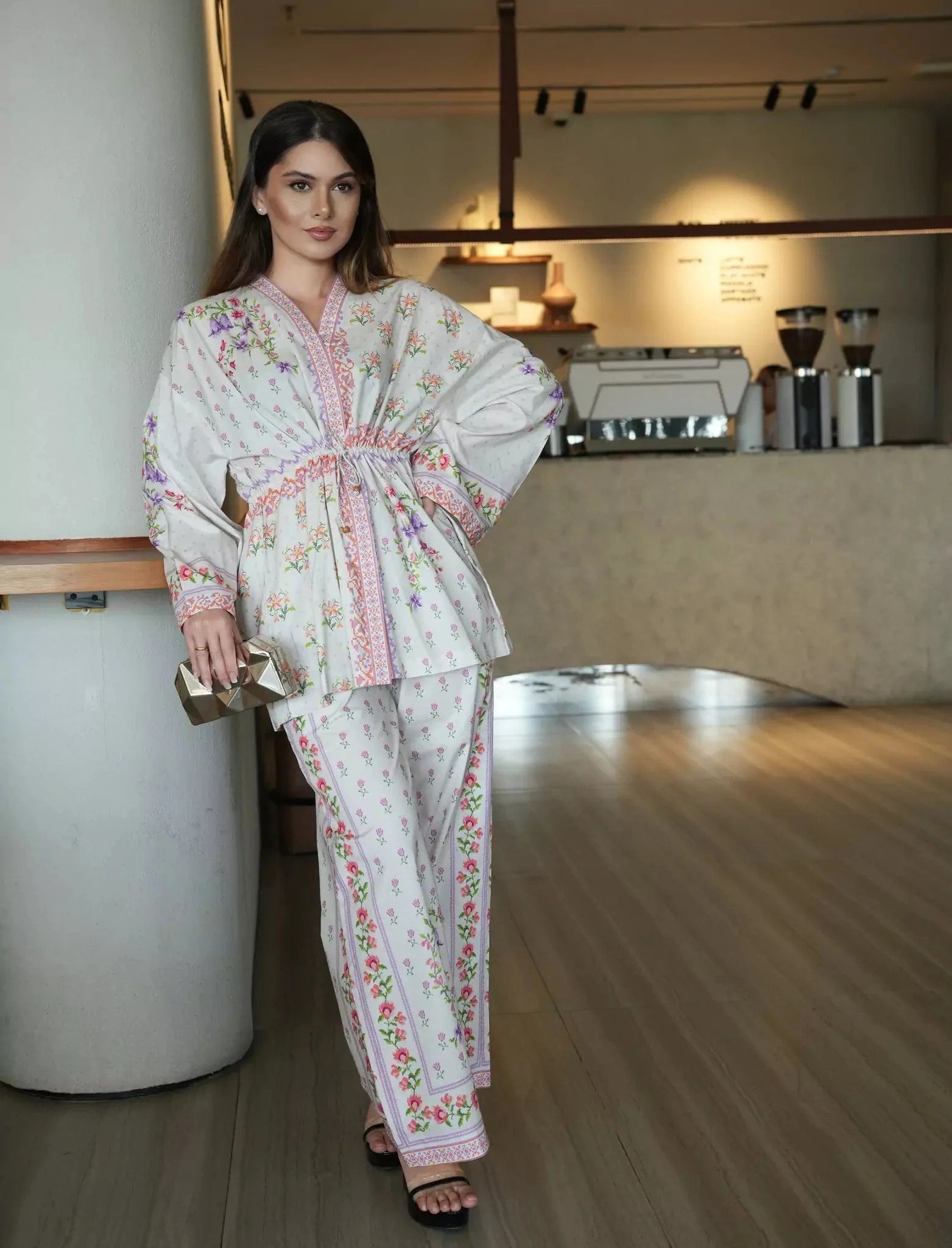 Bargello Cross Print Co Ord Set - Image 6