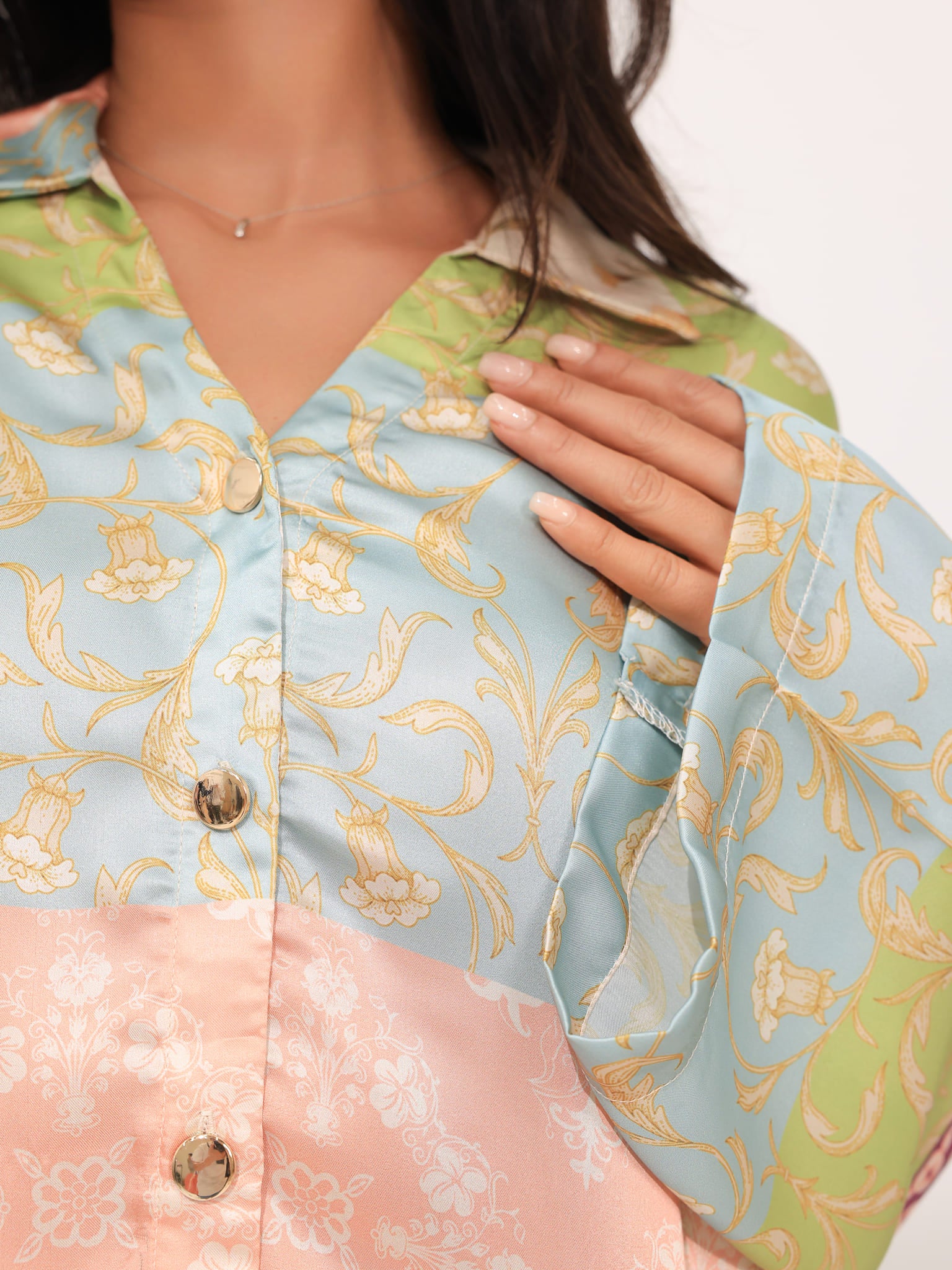 Baroque Silk Printed Shirt - Image 4