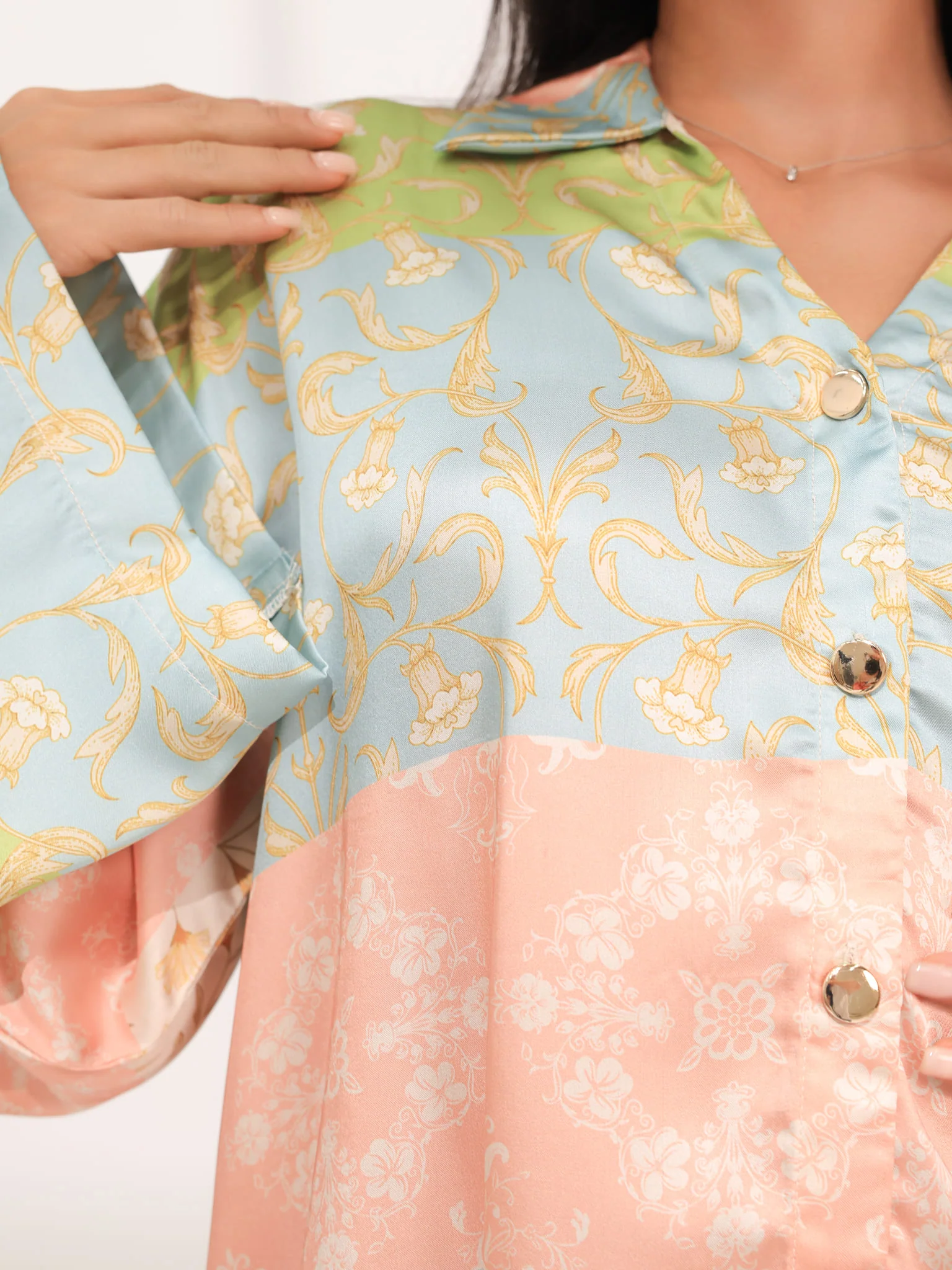 Baroque Silk Printed Shirt - Image 8