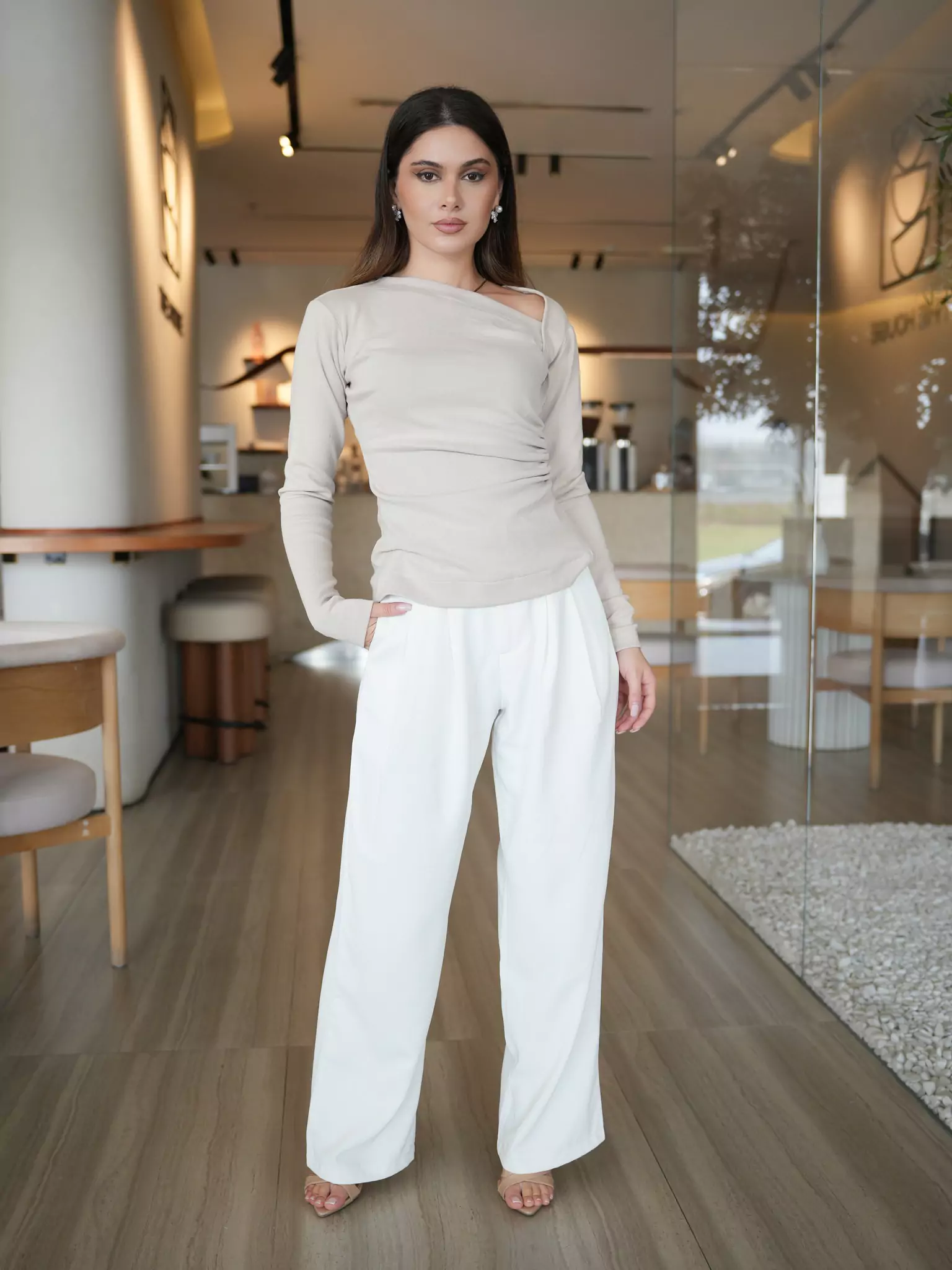 Beige Buff Knit Shirt - Image 3
