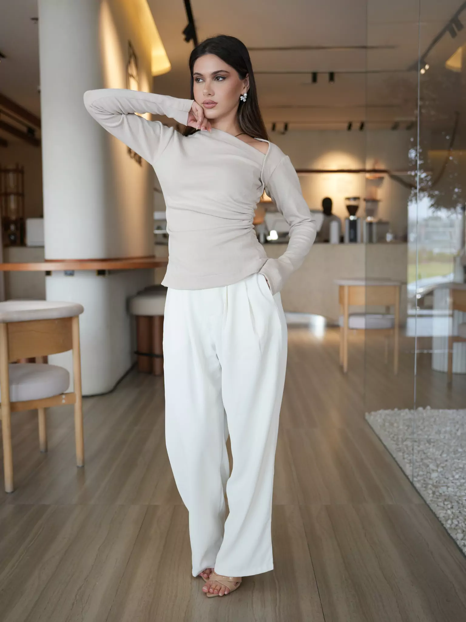 Beige Buff Knit Shirt - Image 6