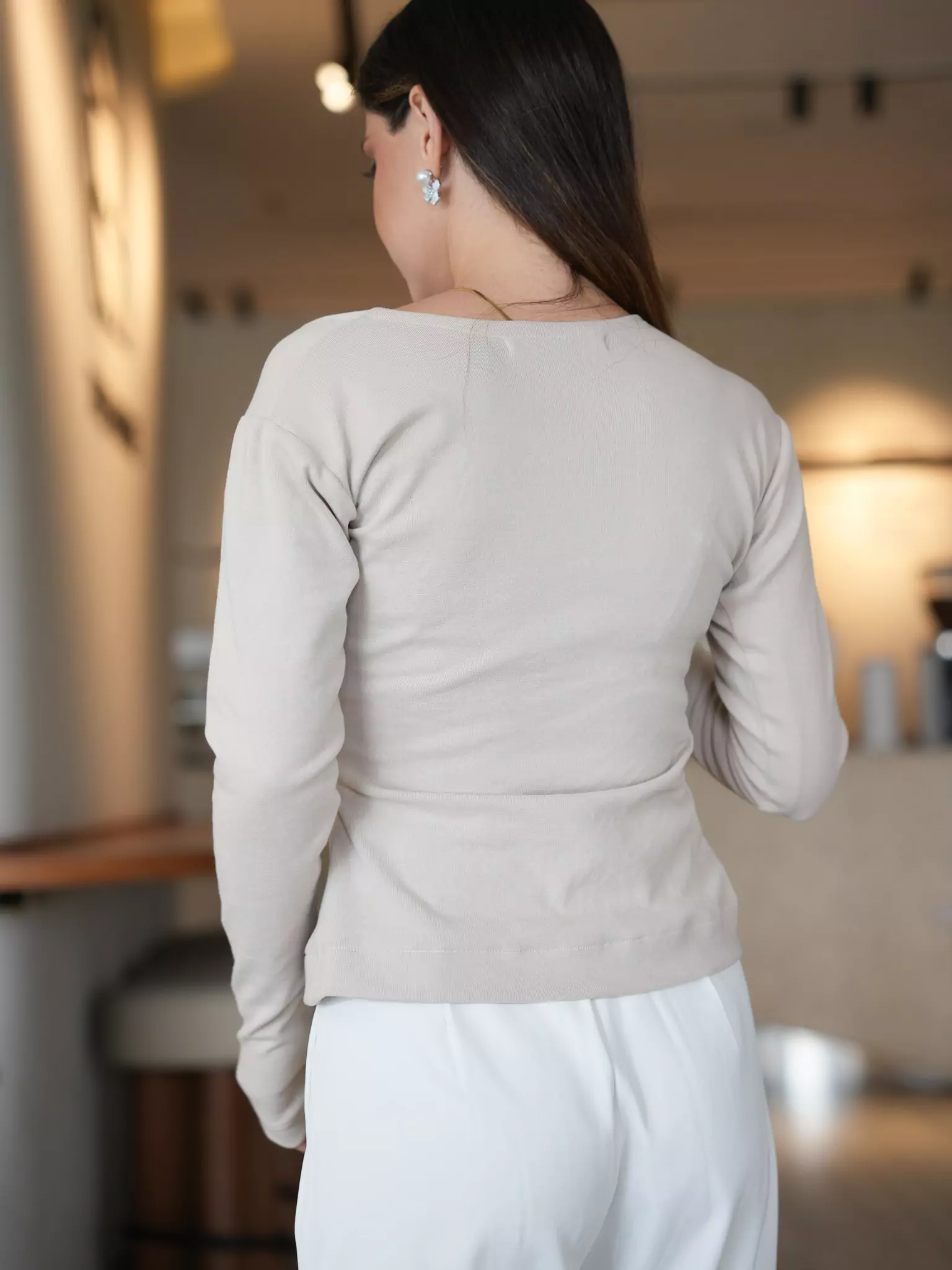 Beige Buff Knit Shirt - Image 9