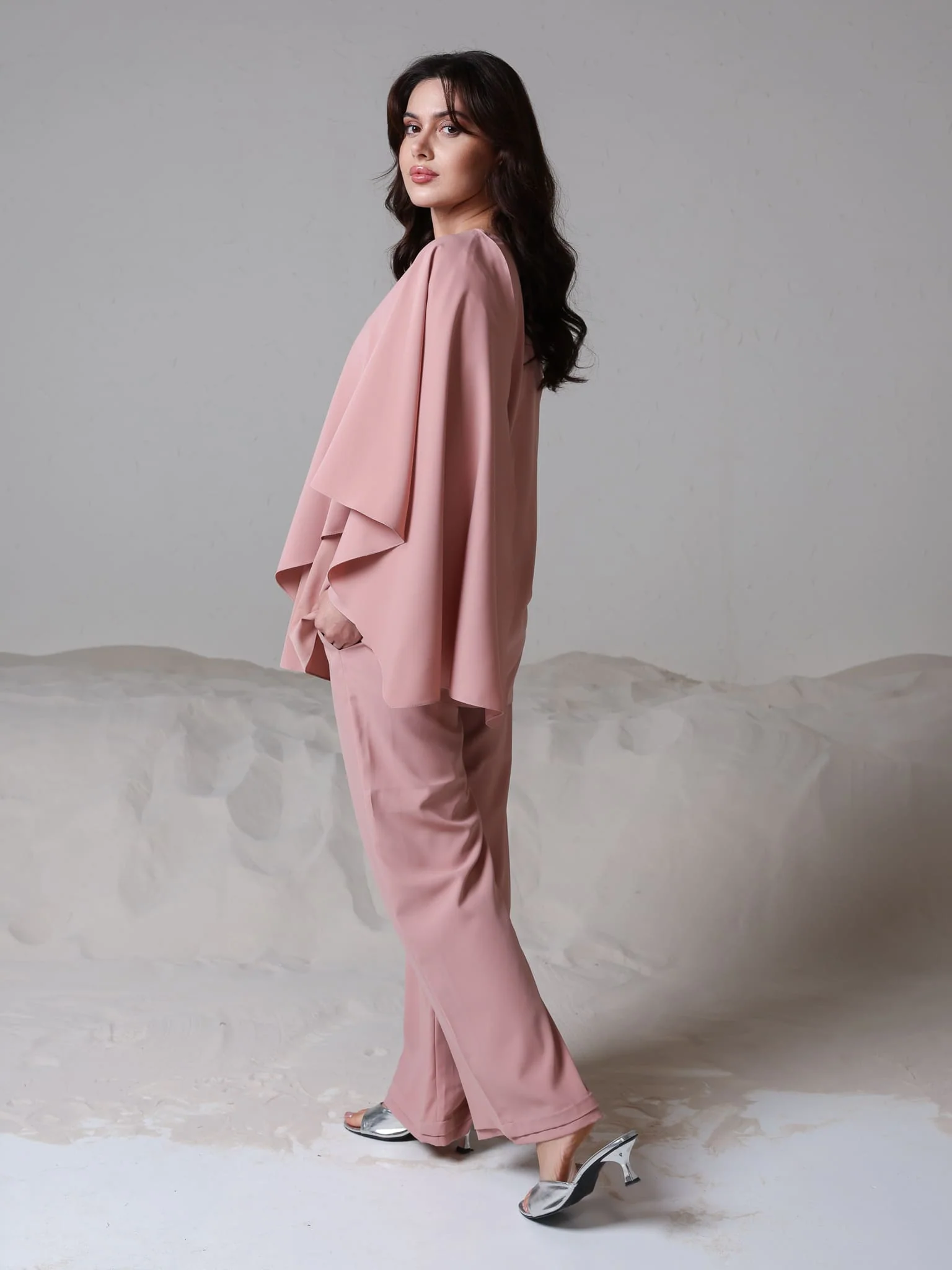 Bellamy Peach Overlap Shirt - Image 4