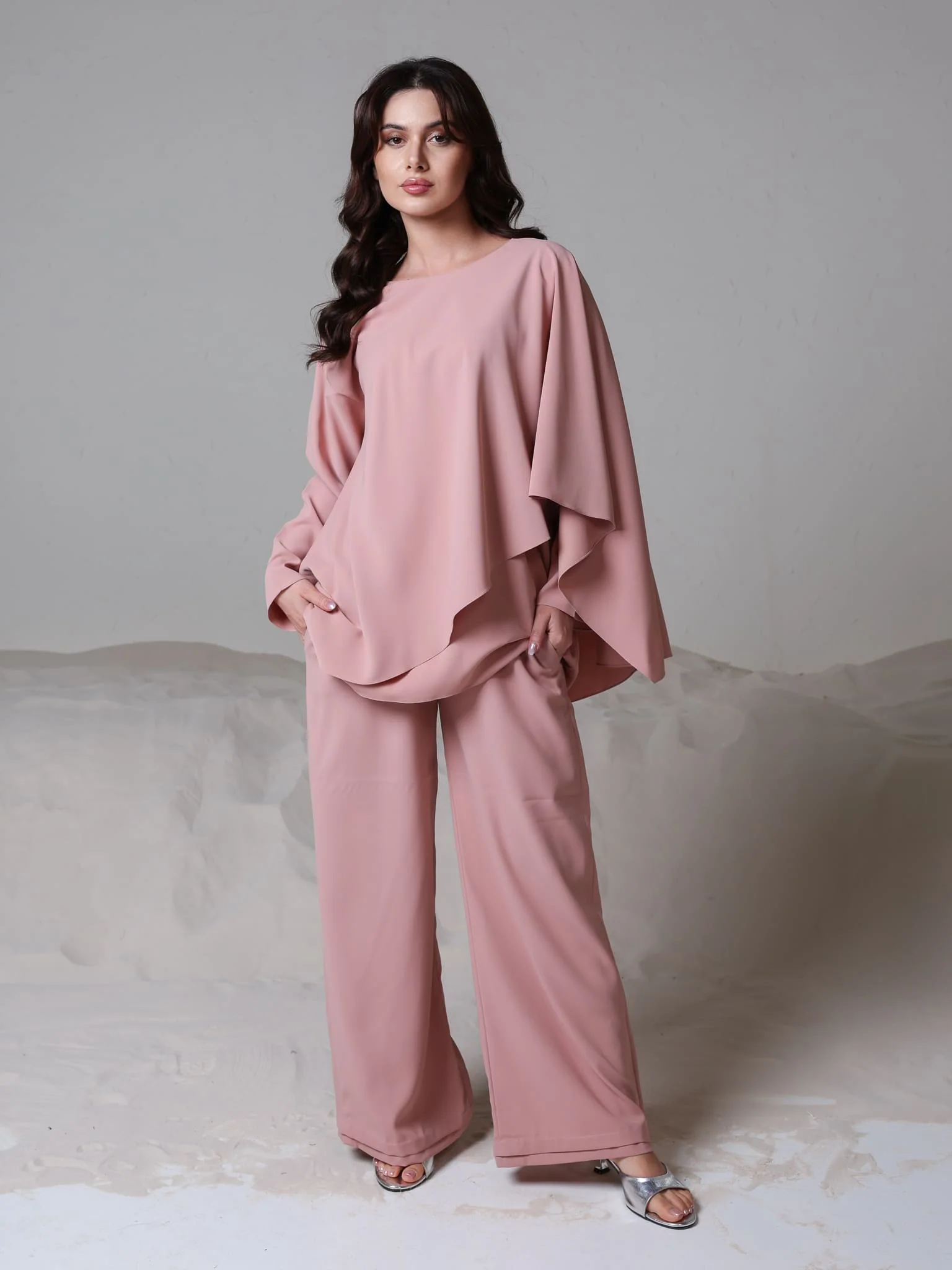 Bellamy Peach Overlap Shirt - Image 5