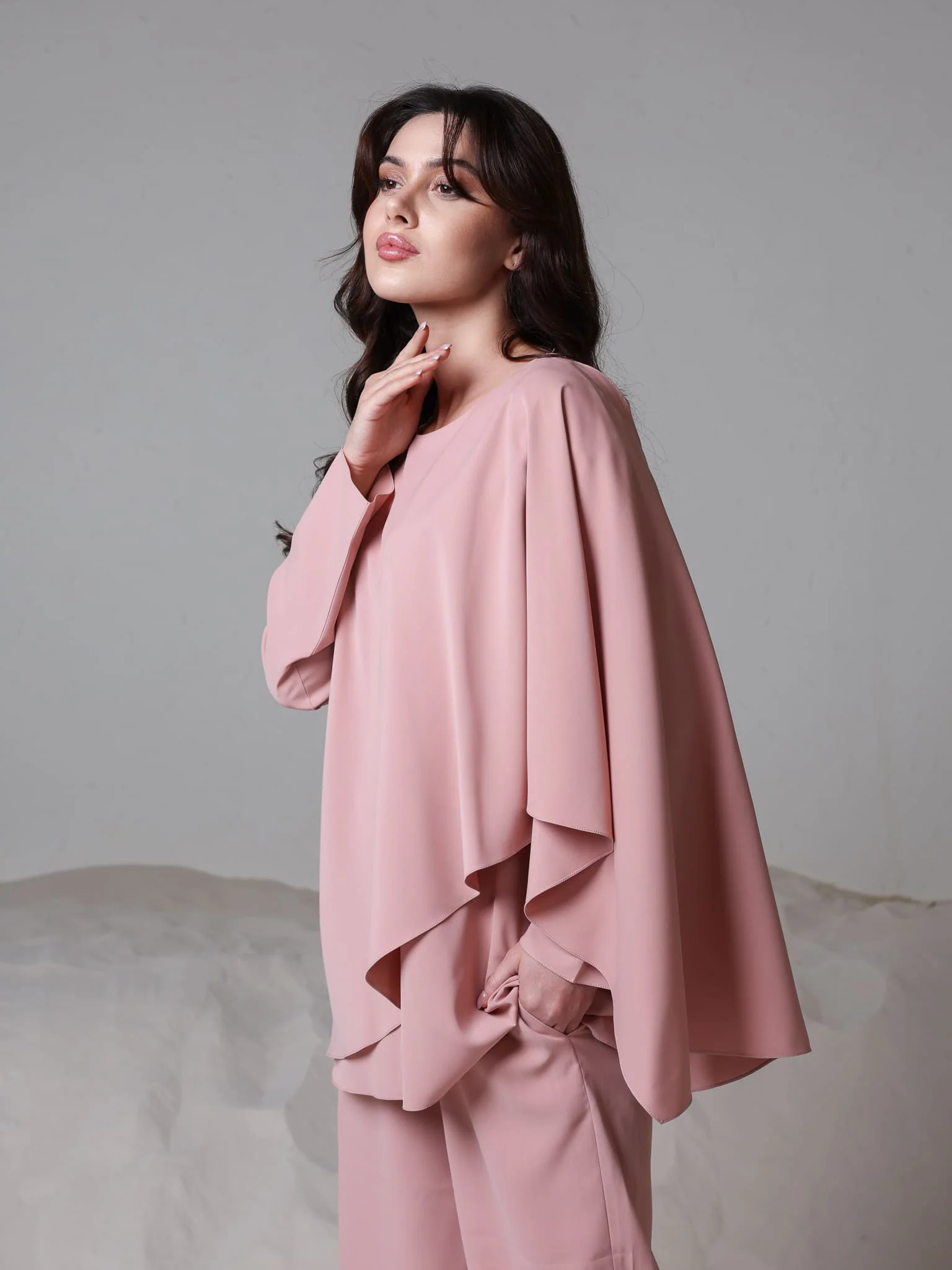 Bellamy Peach Overlap Shirt - Image 6