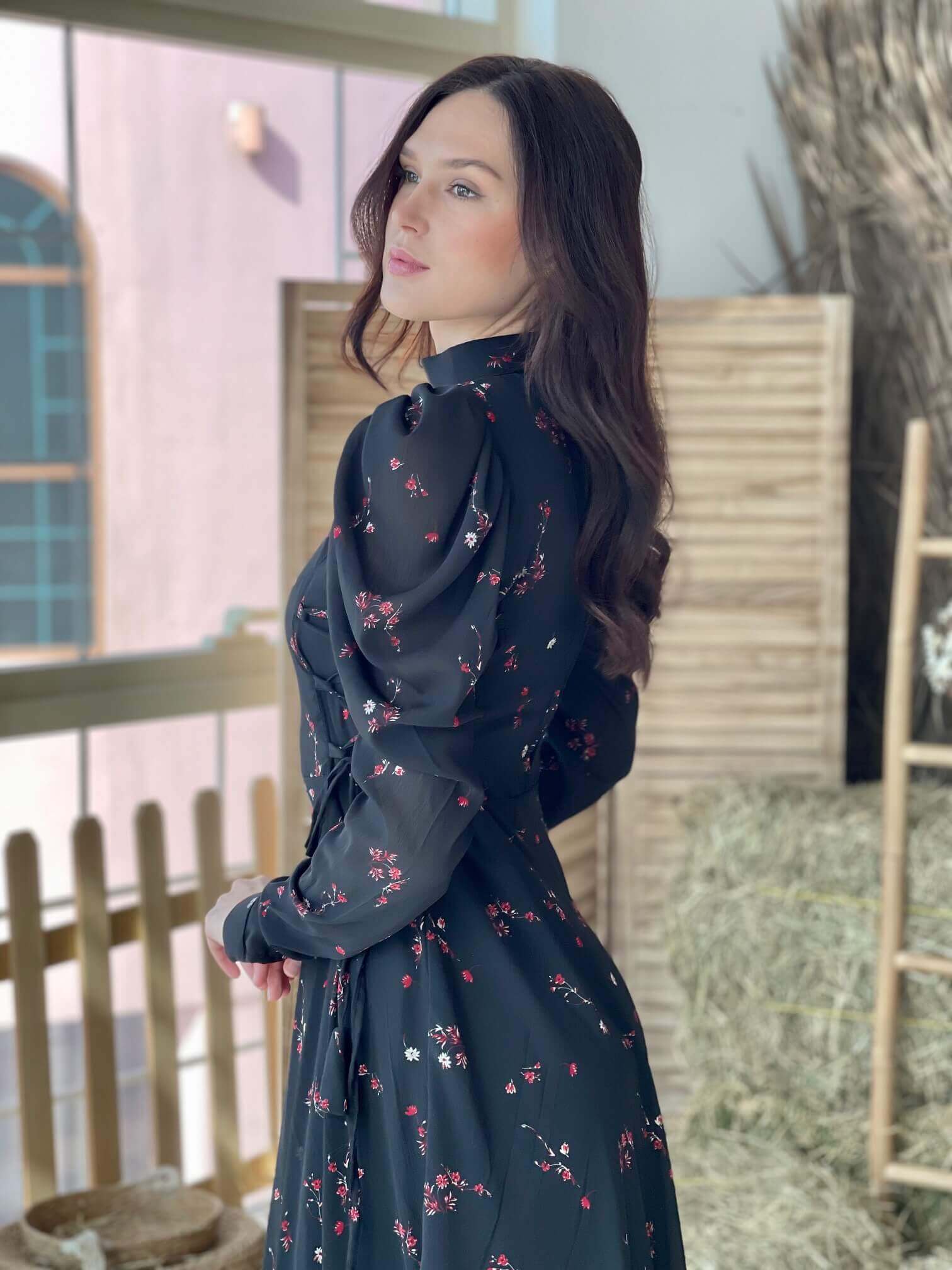 Victoria Dress In Black - Image 10