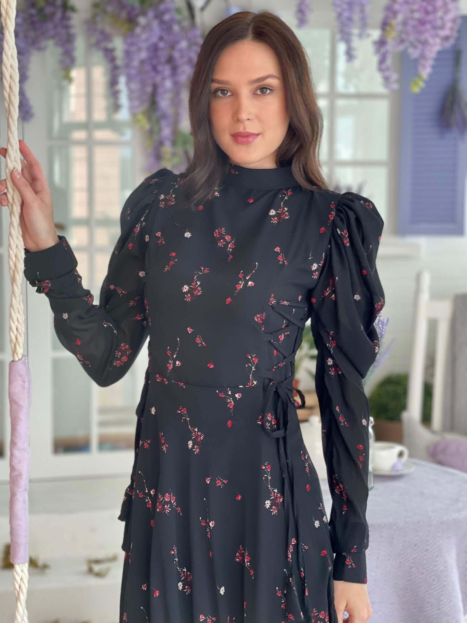 Victoria Dress In Black - Image 2