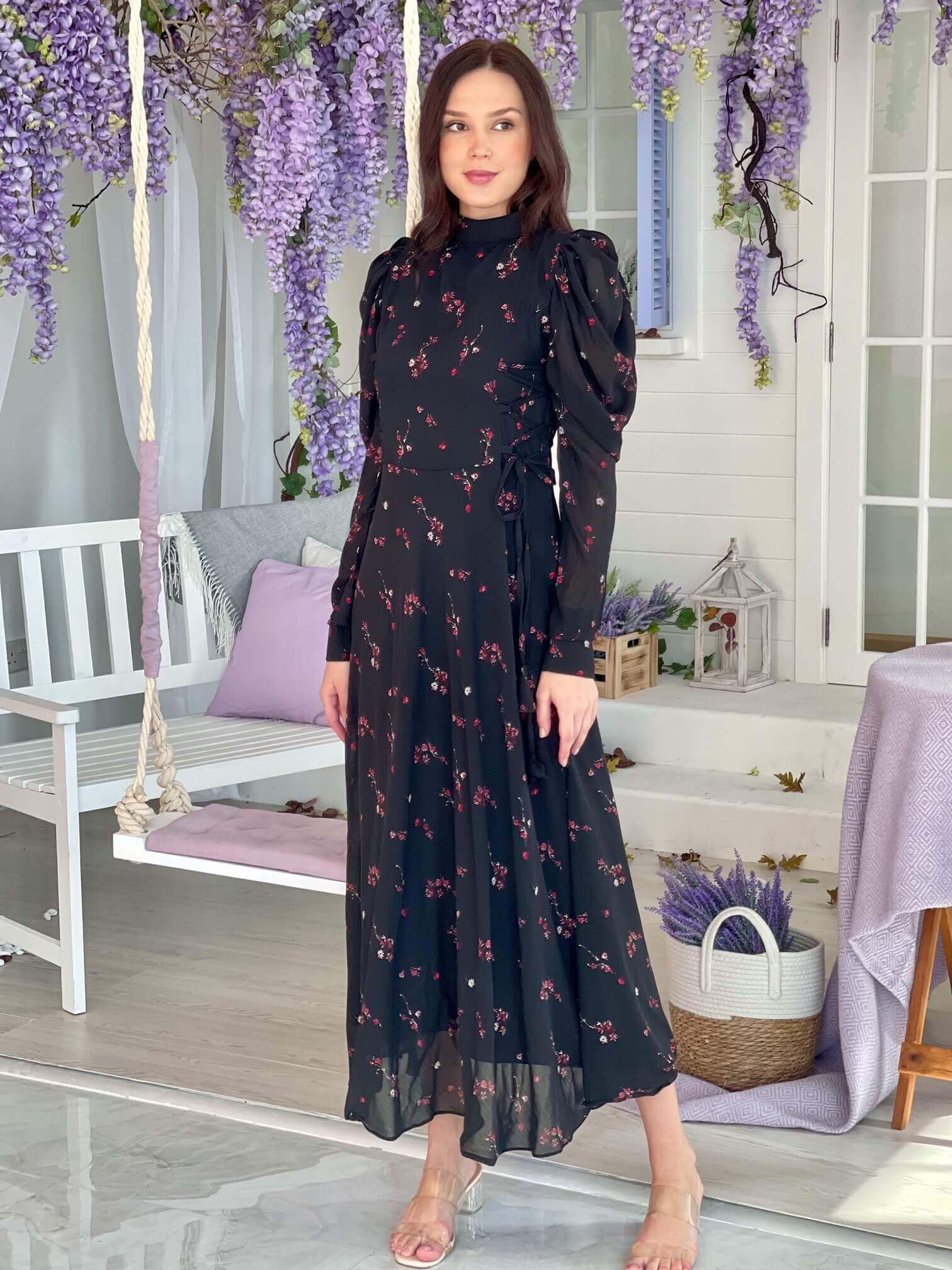 Victoria Dress In Black - Image 5