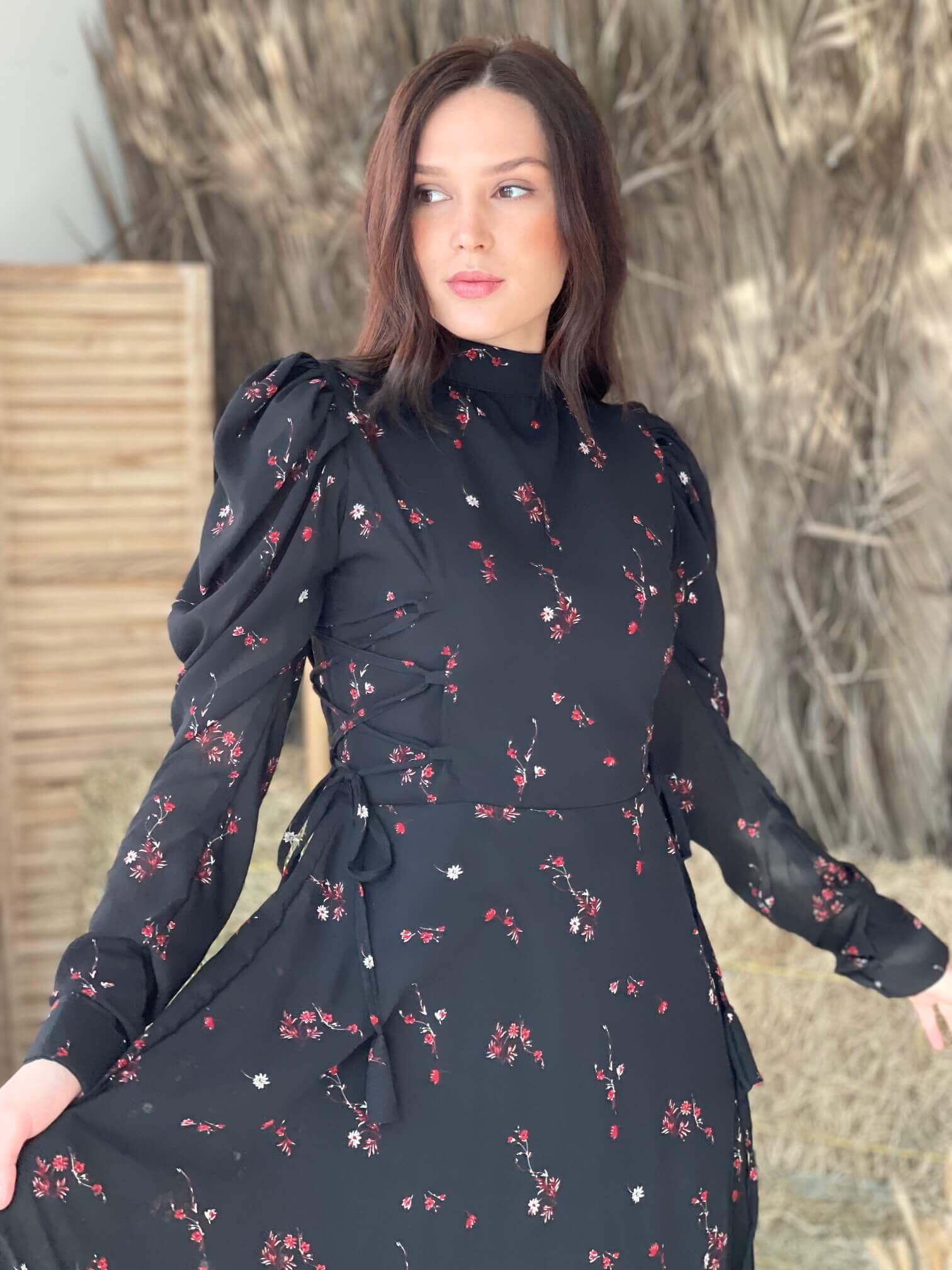 Victoria Dress In Black - Image 6