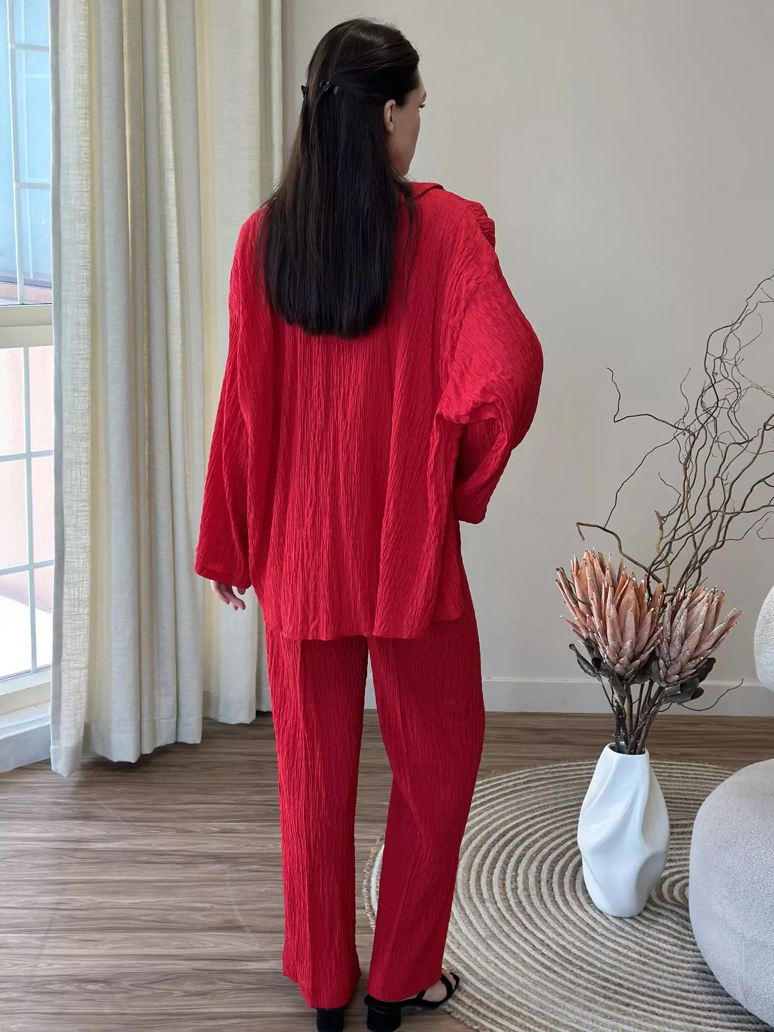 Blossom Red Co Ord Set - Image 5