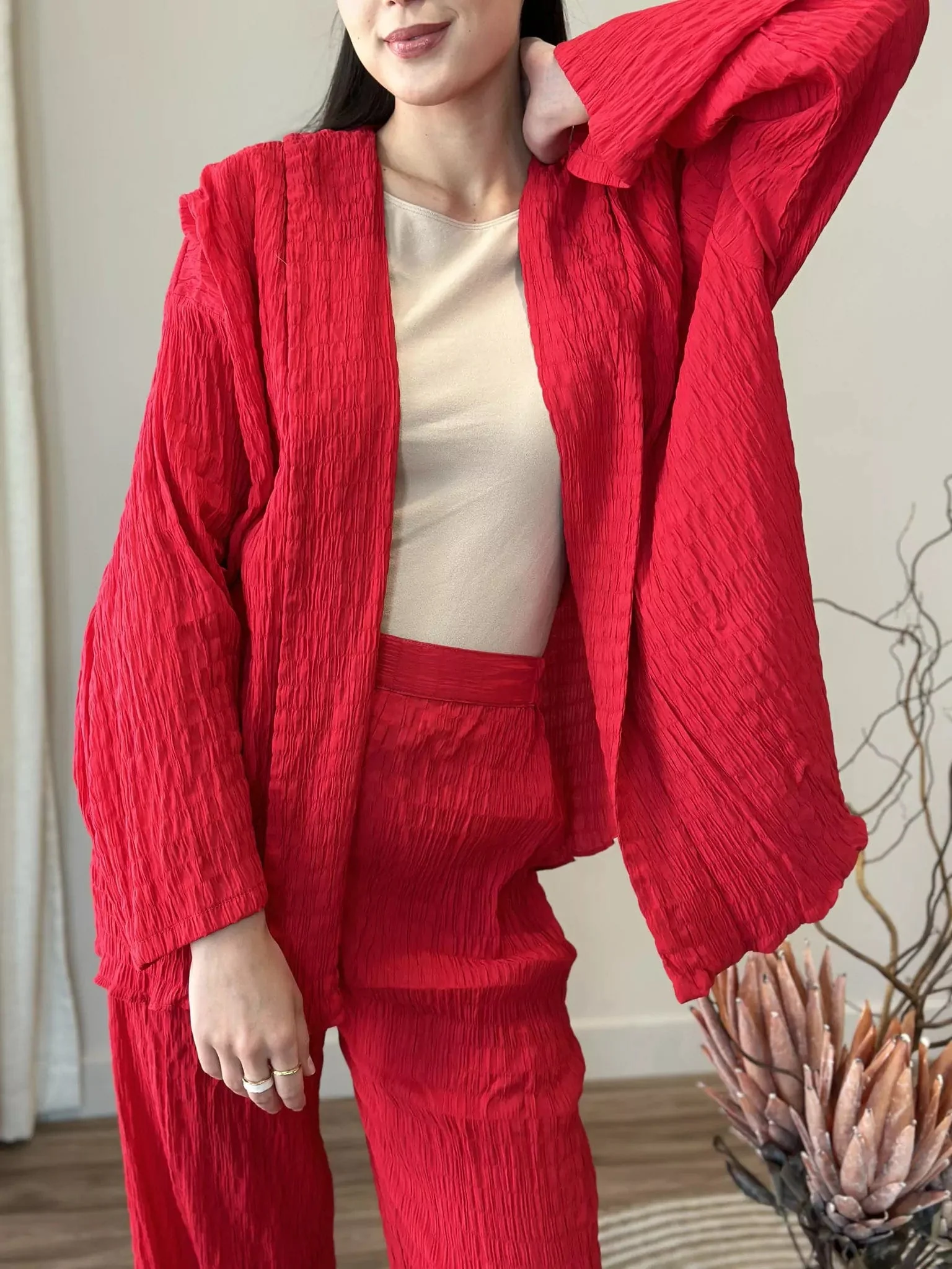Blossom Red Co Ord Set - Image 7