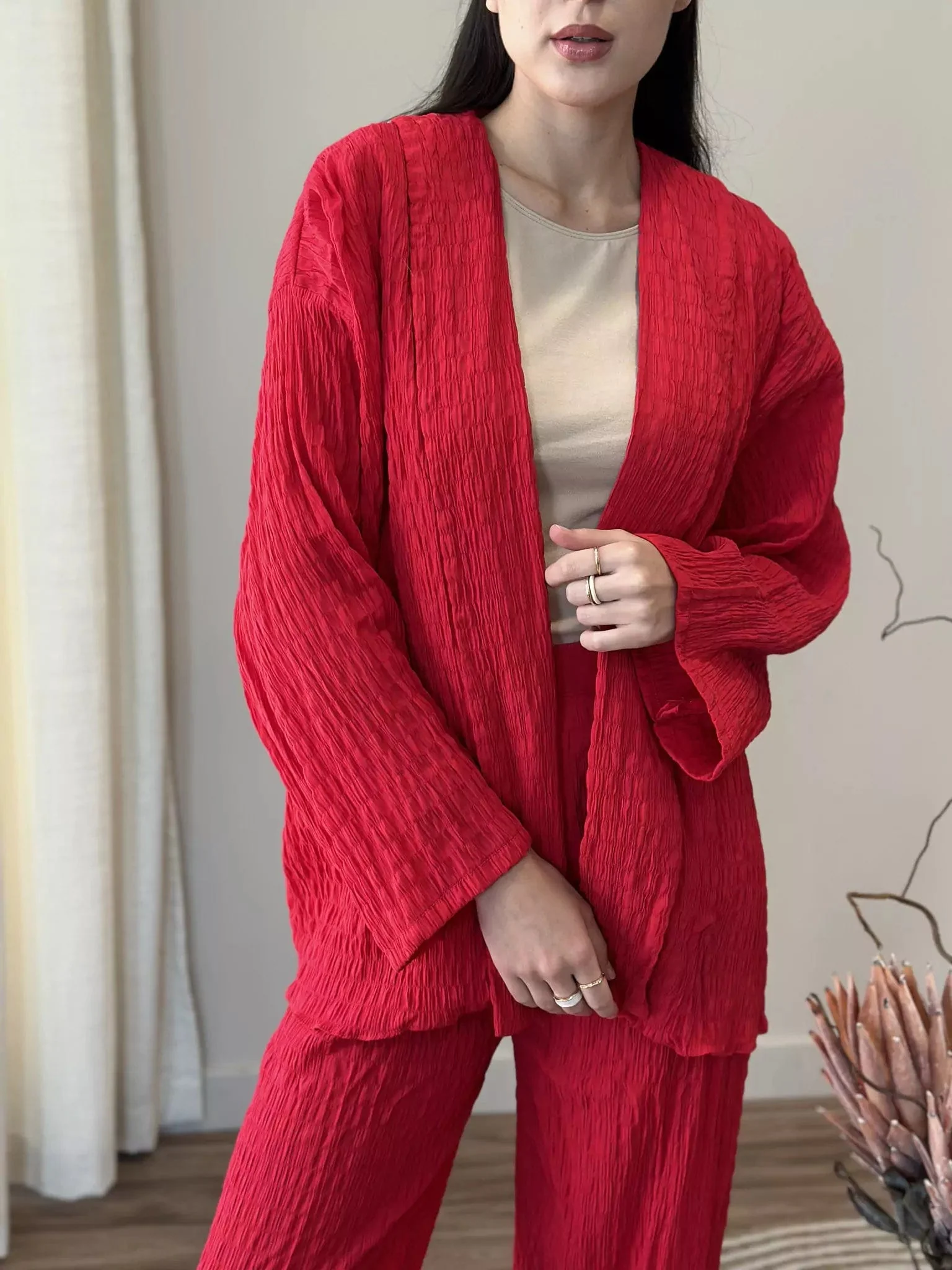 Blossom Red Co Ord Set - Image 8