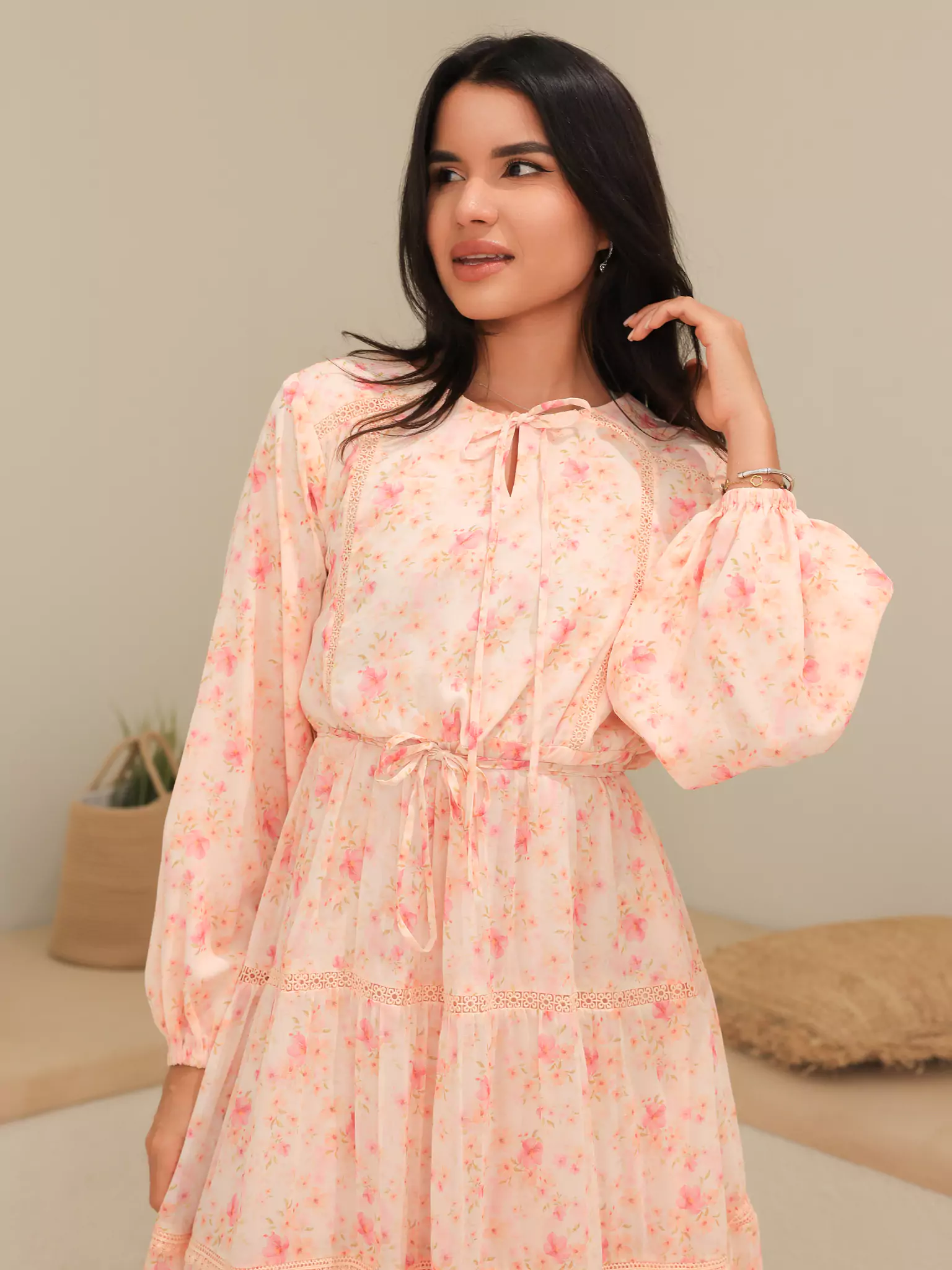 Blushhaven Floral Lace Long Dress - Image 10