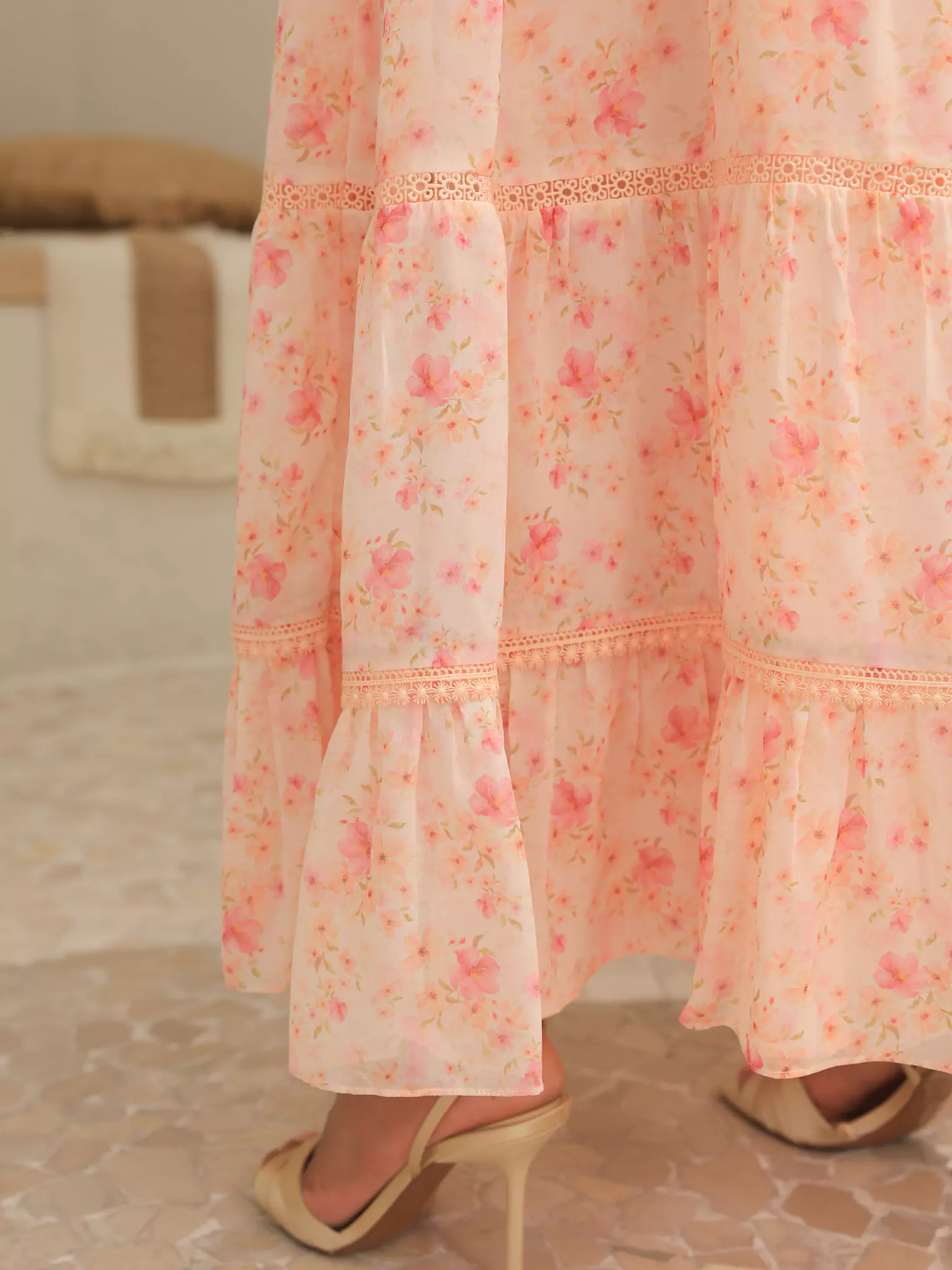 Blushhaven Floral Lace Long Dress - Image 12
