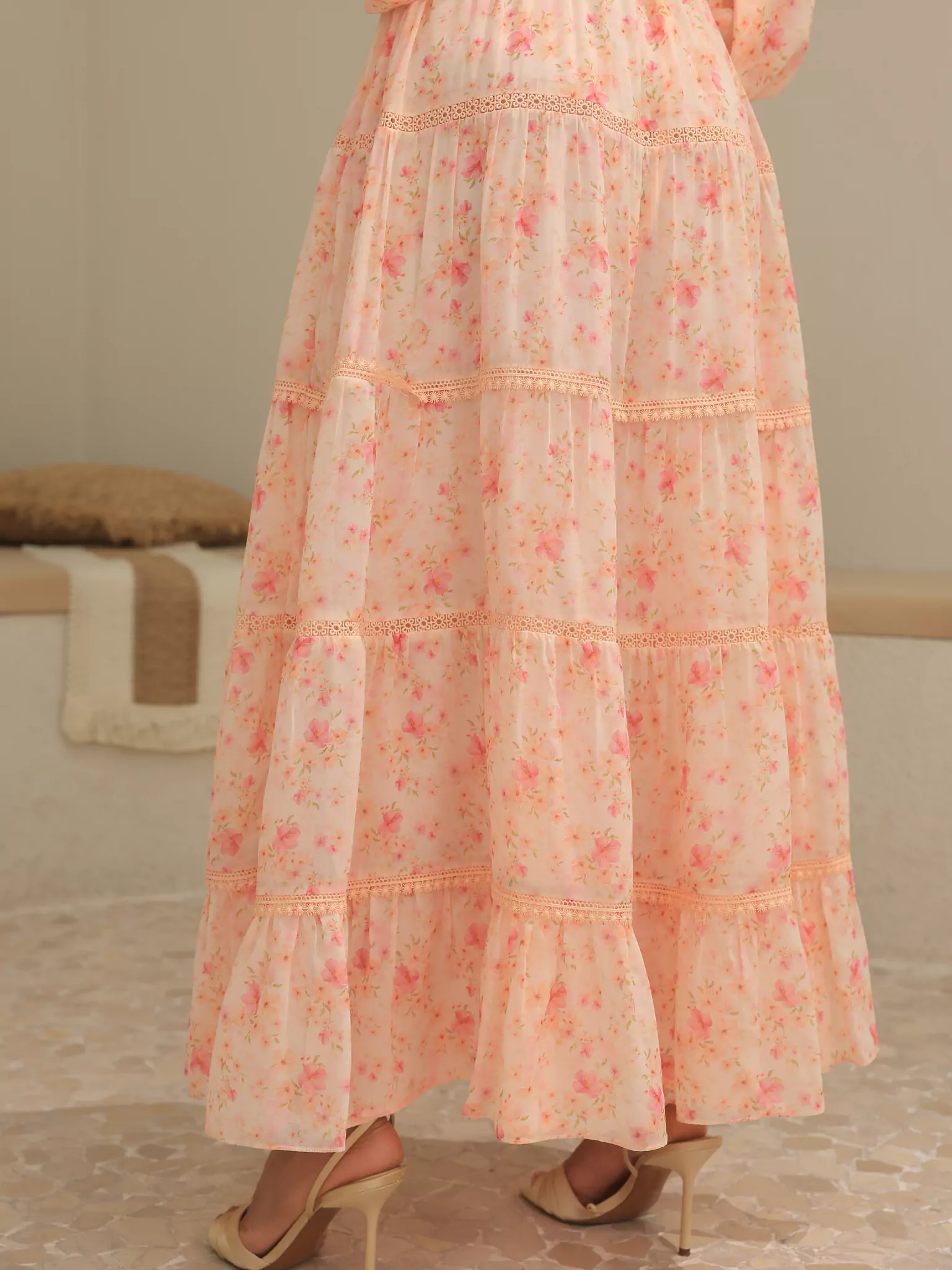 Blushhaven Floral Lace Long Dress - Image 6