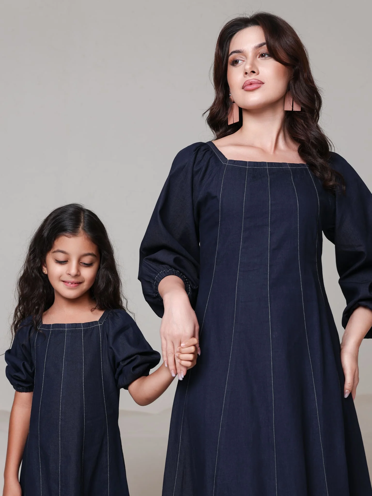 Mini Bria Denim Long Dress - Image 8
