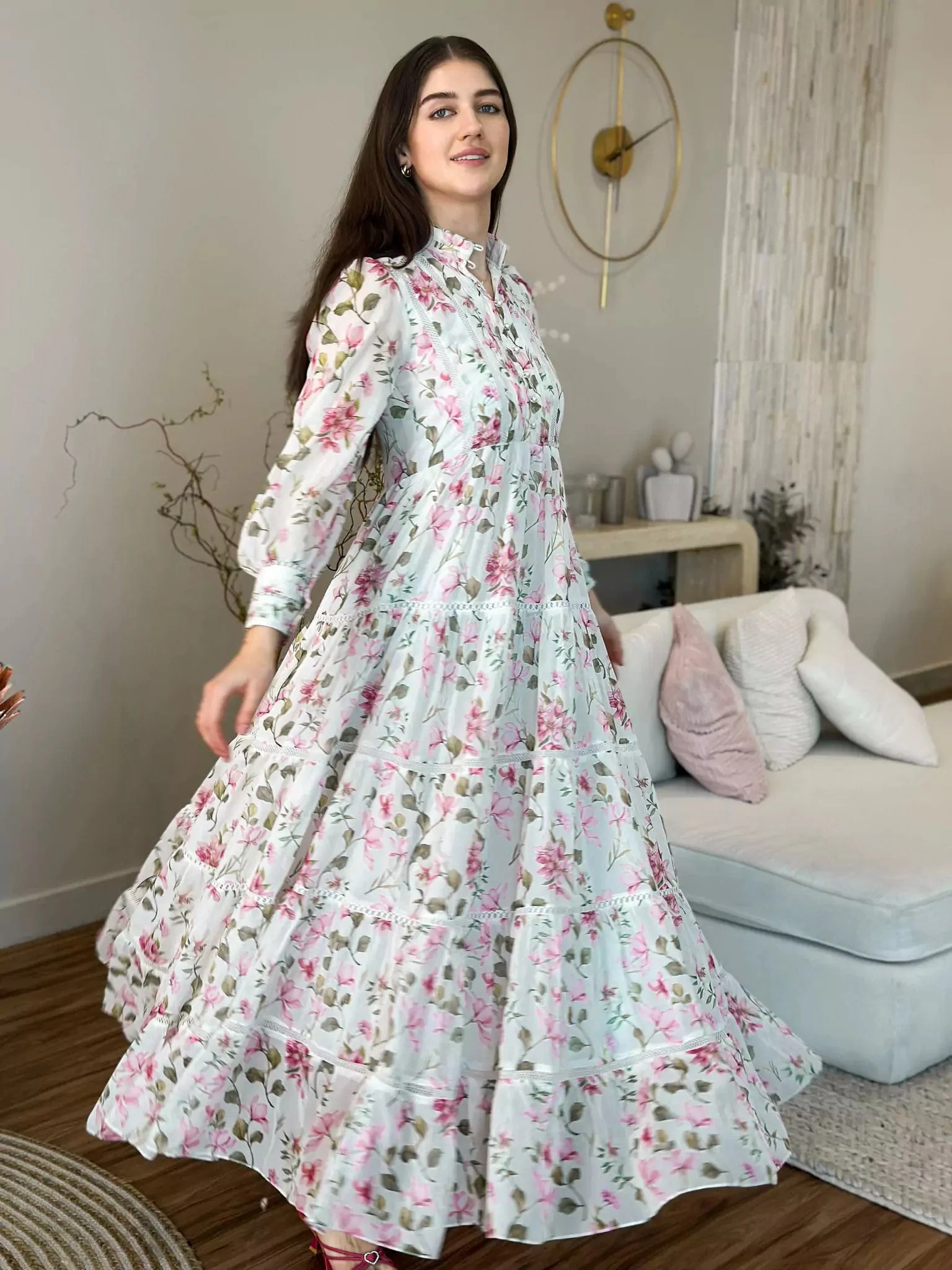 Calla Floral Lace Dress - Image 10