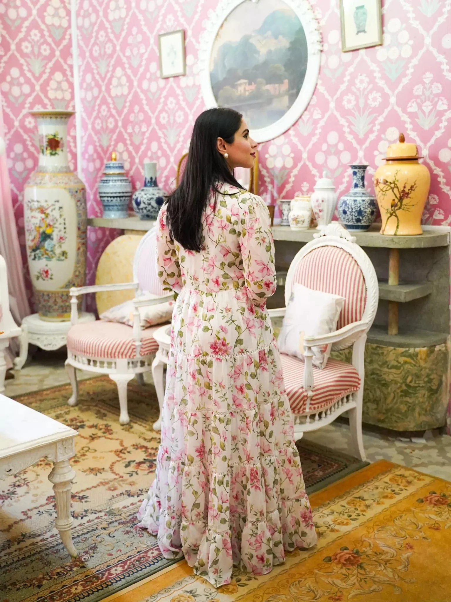 Calla Floral Lace Dress - Image 11