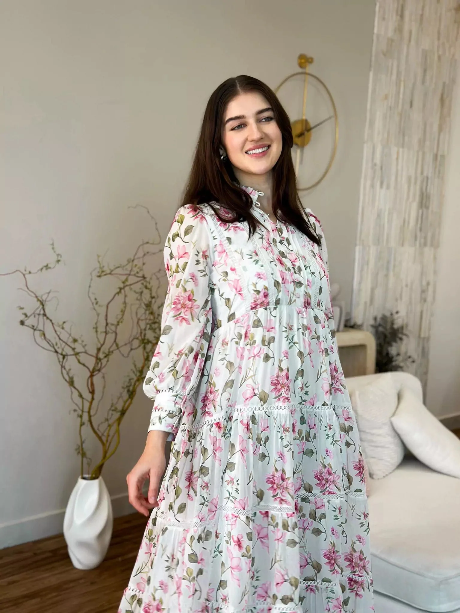 Calla Floral Lace Dress - Image 14