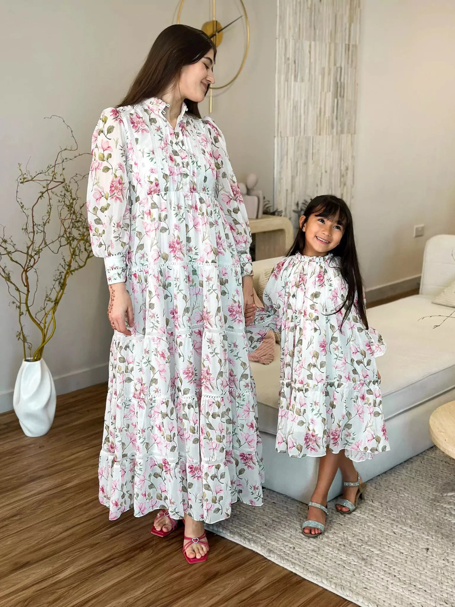 Calla Floral Lace Dress - Image 17