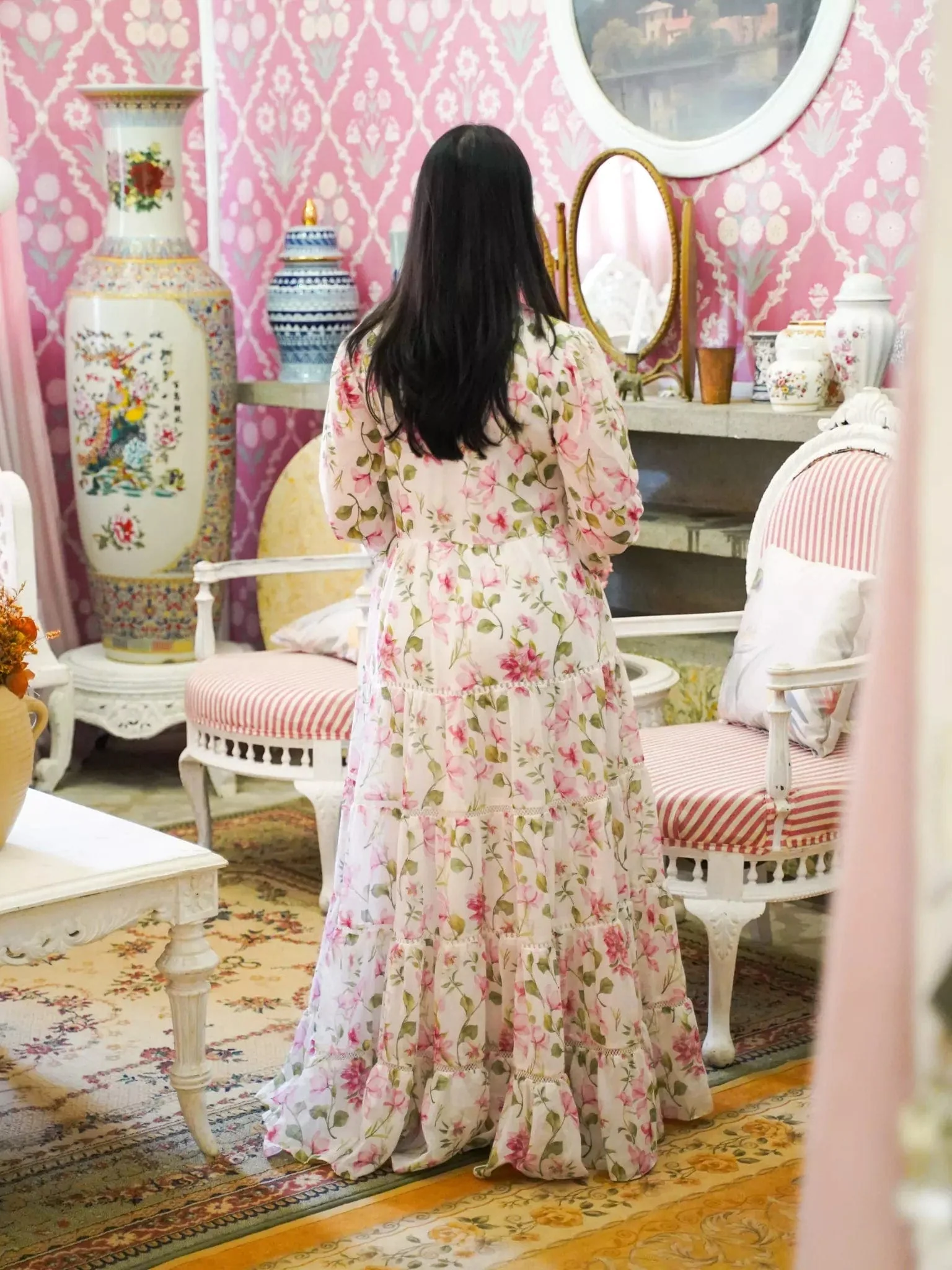 Calla Floral Lace Dress - Image 4