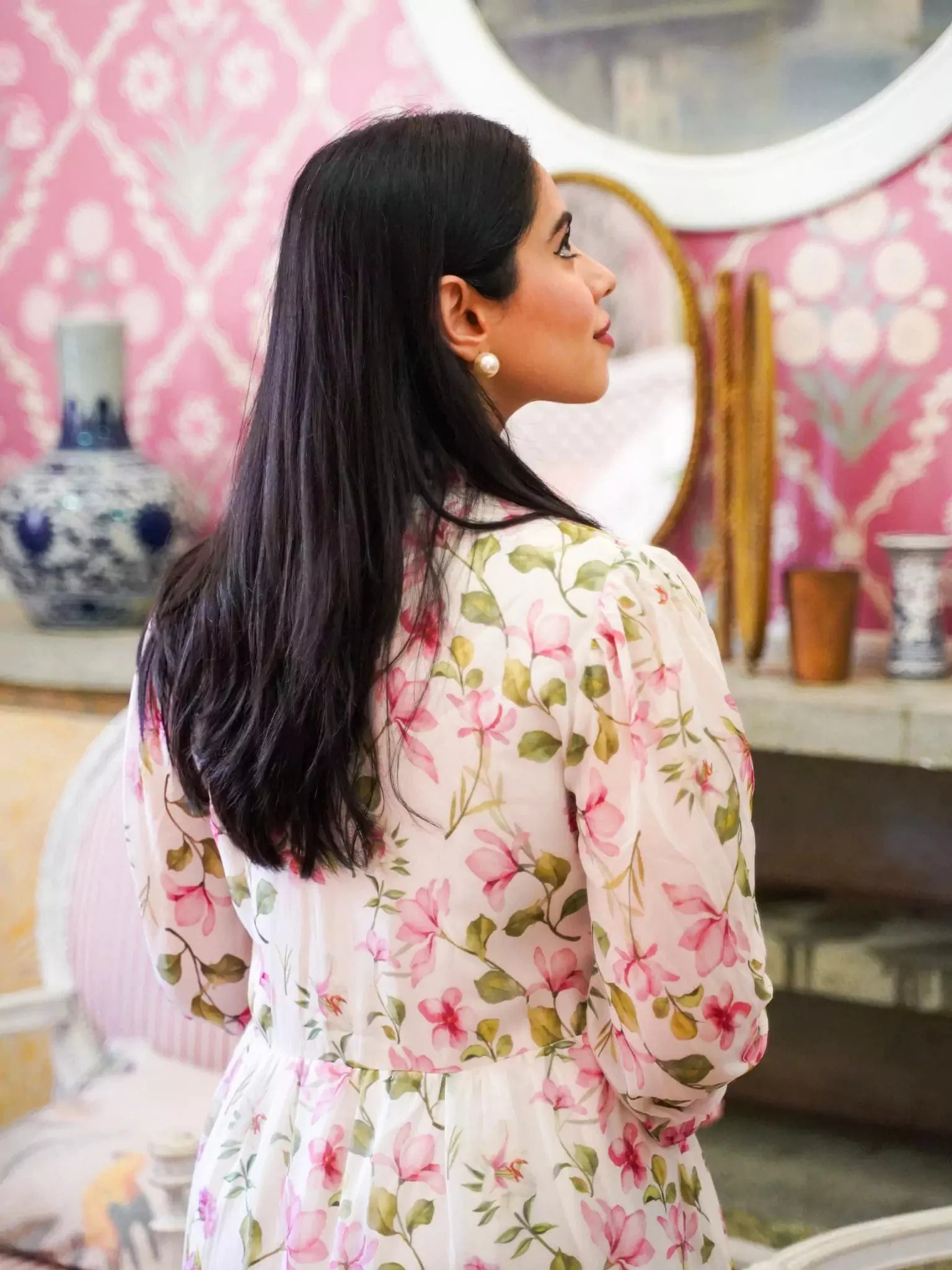 Calla Floral Lace Dress - Image 6