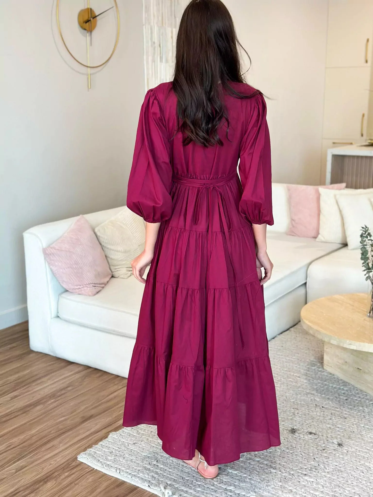 Cardinal Cotton Long Dress - Image 4