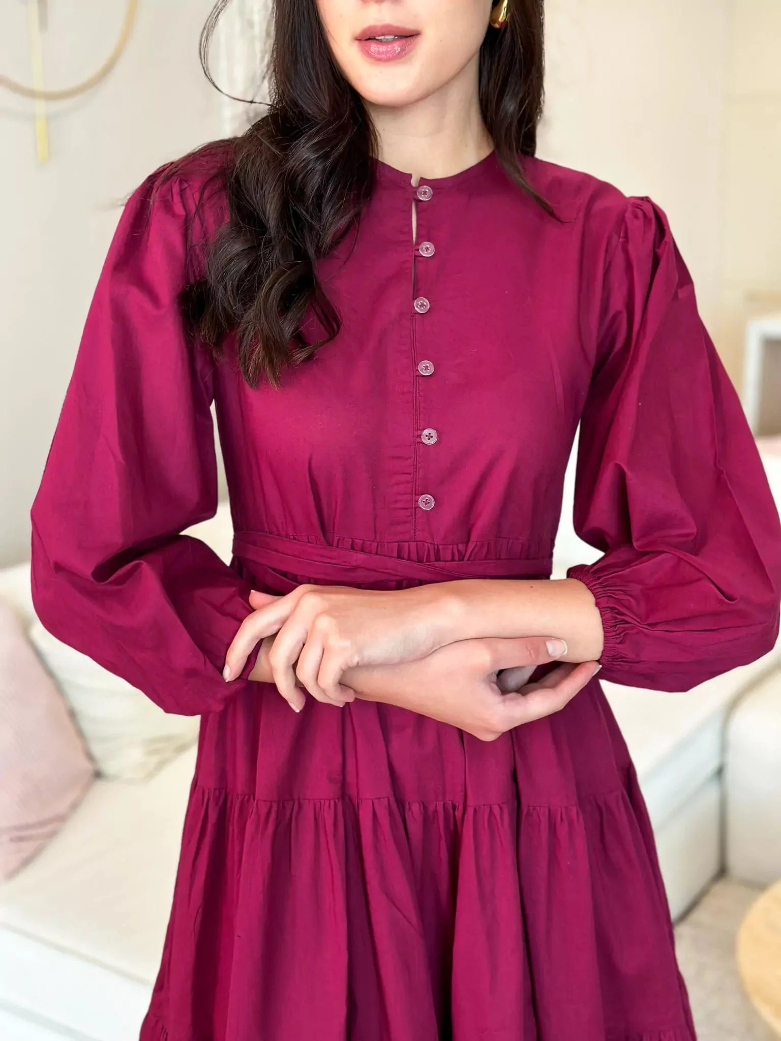 Cardinal Cotton Long Dress - Image 6