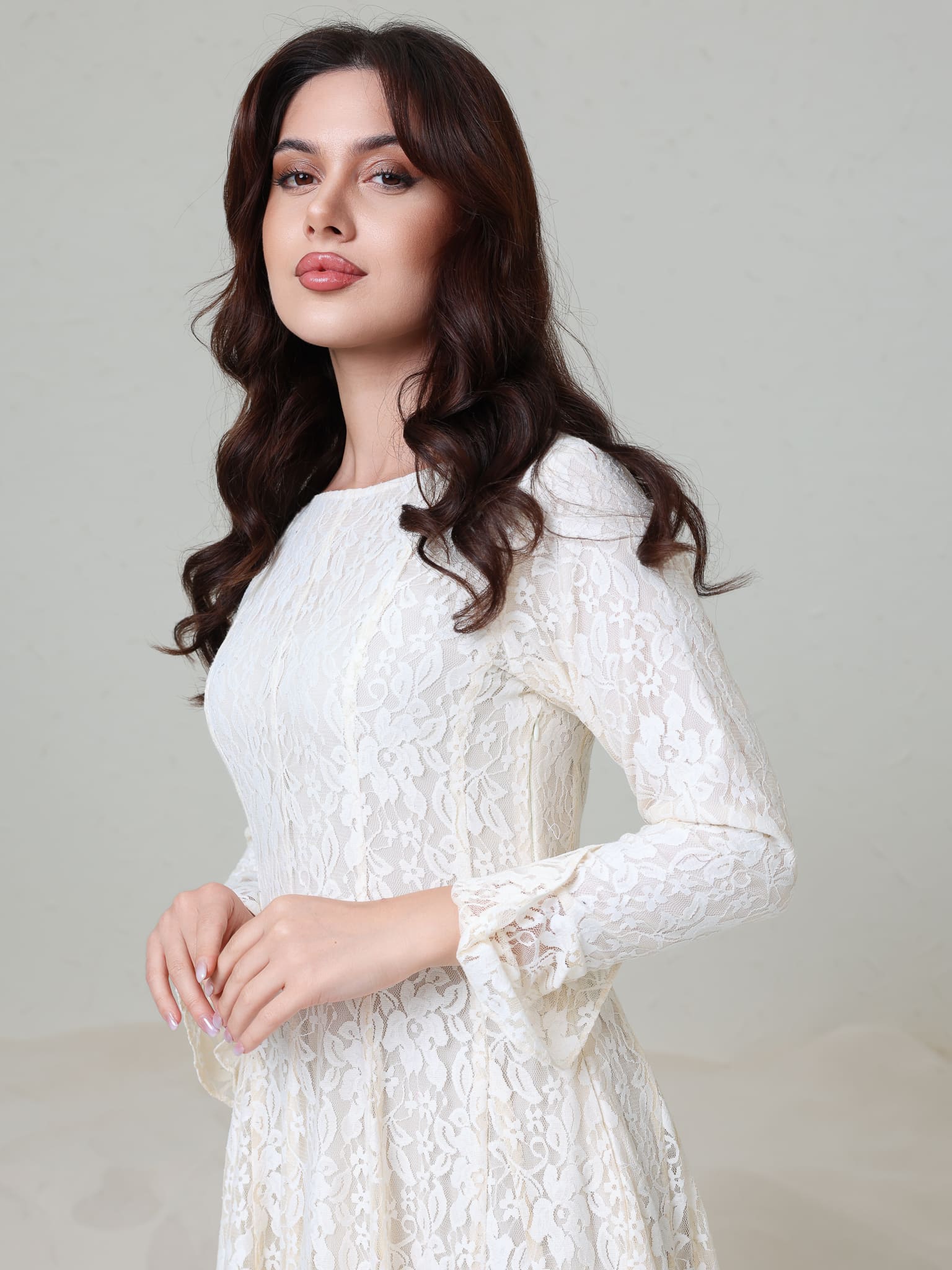 Carys Net Panel Dress - Image 6