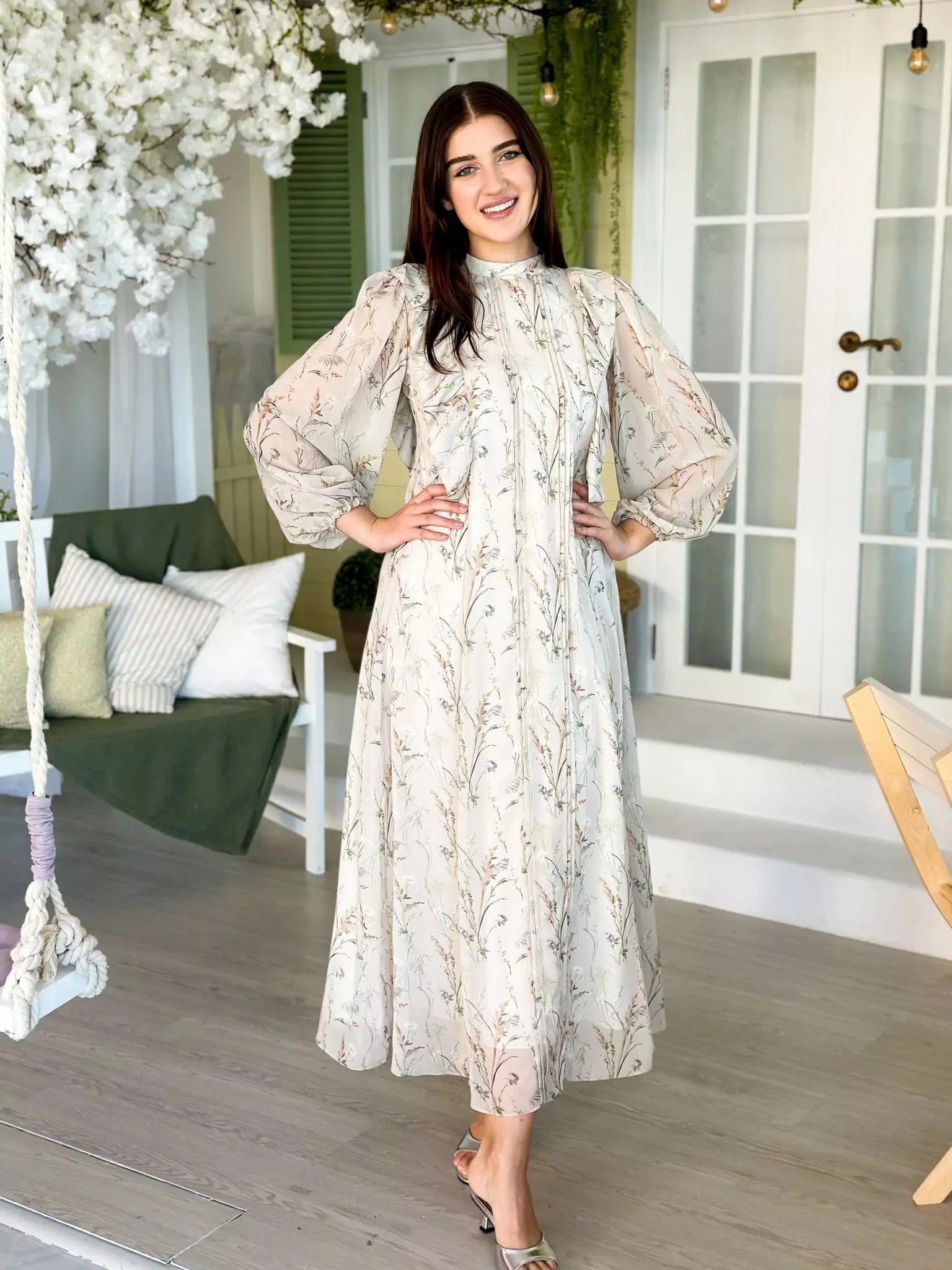 Cashmere Floral Dress