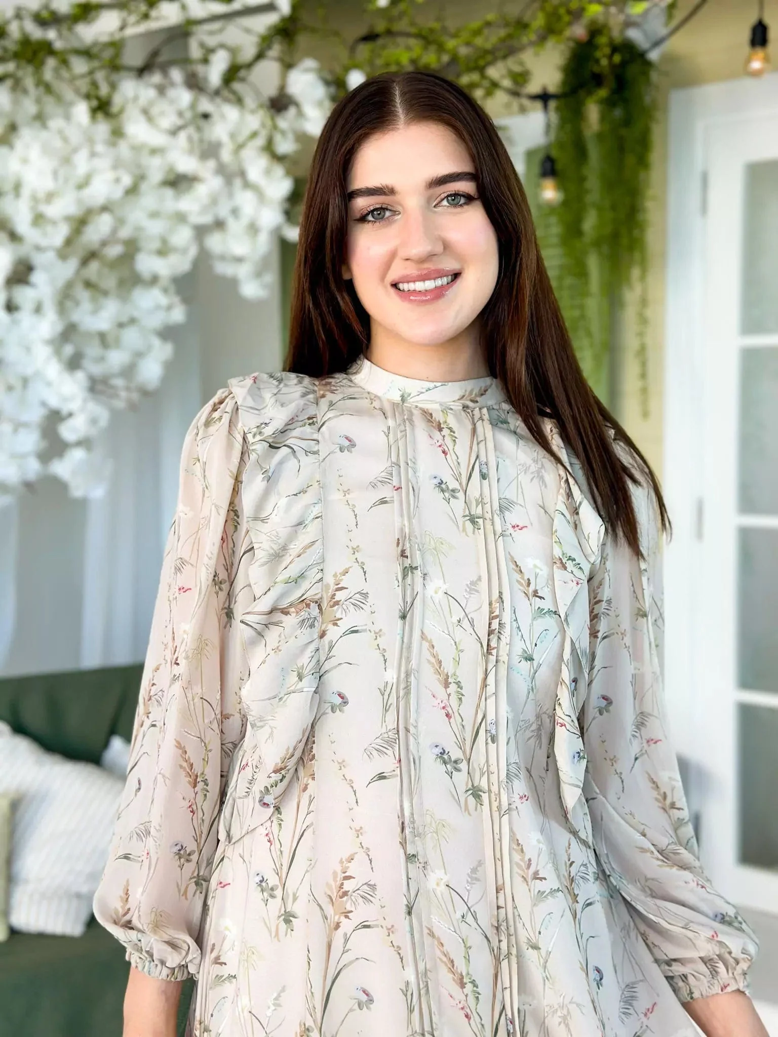 Cashmere Floral Dress - Image 5